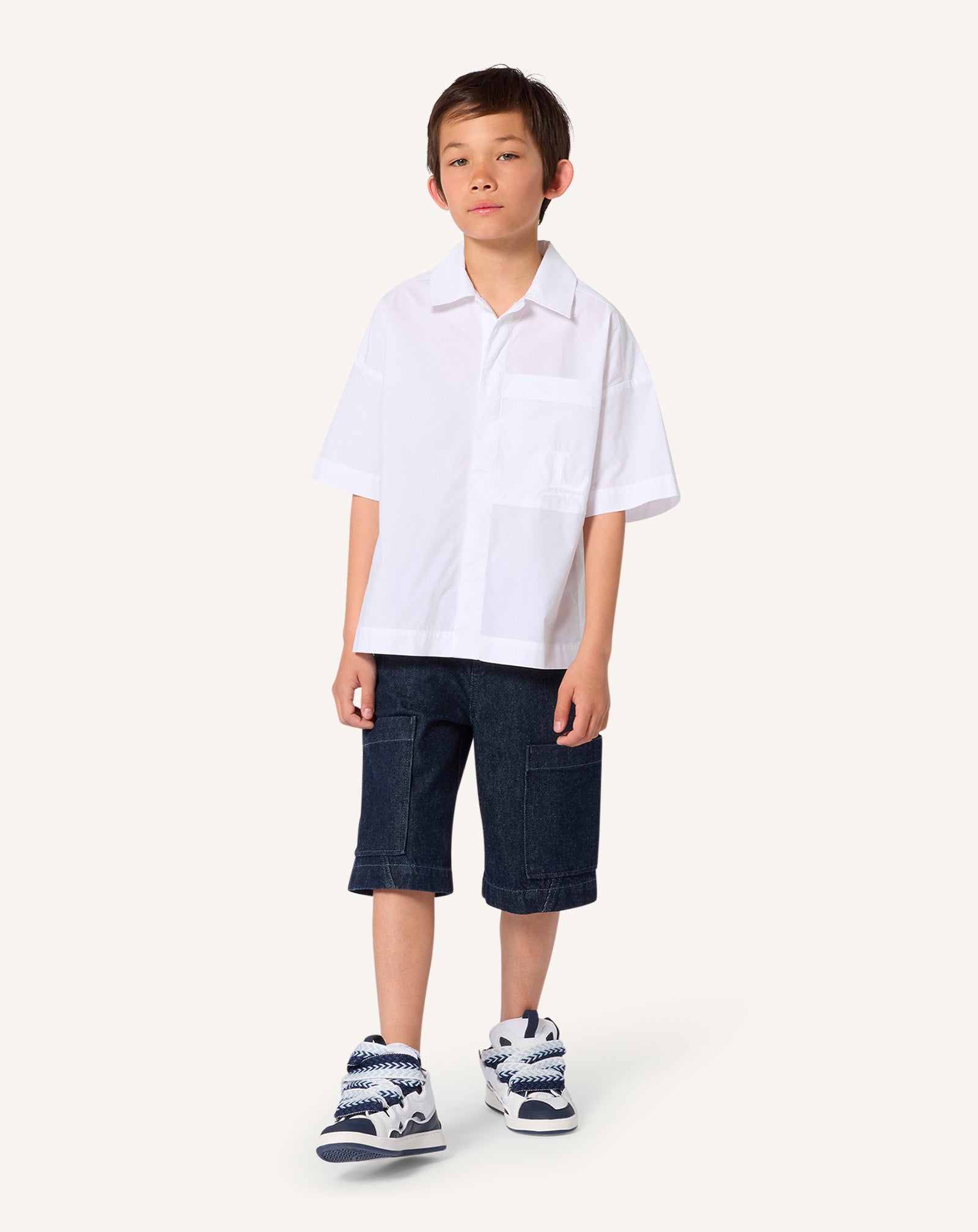 LANVIN メモワール・ド・ラ・モード Blue Denim Bermuda Shorts | Lanvin