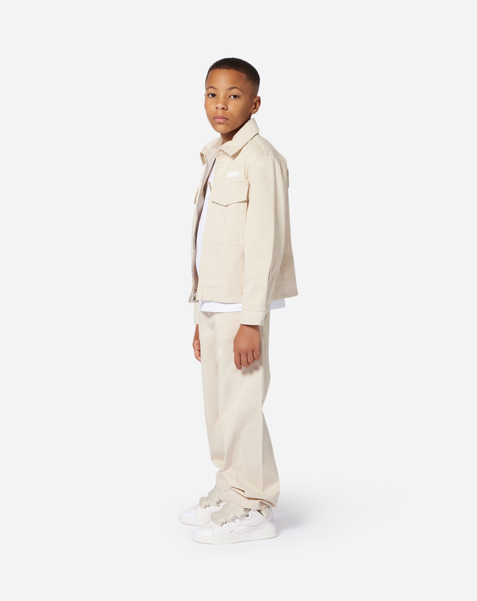 KIDS EMBROIDERED COTTON JACKET