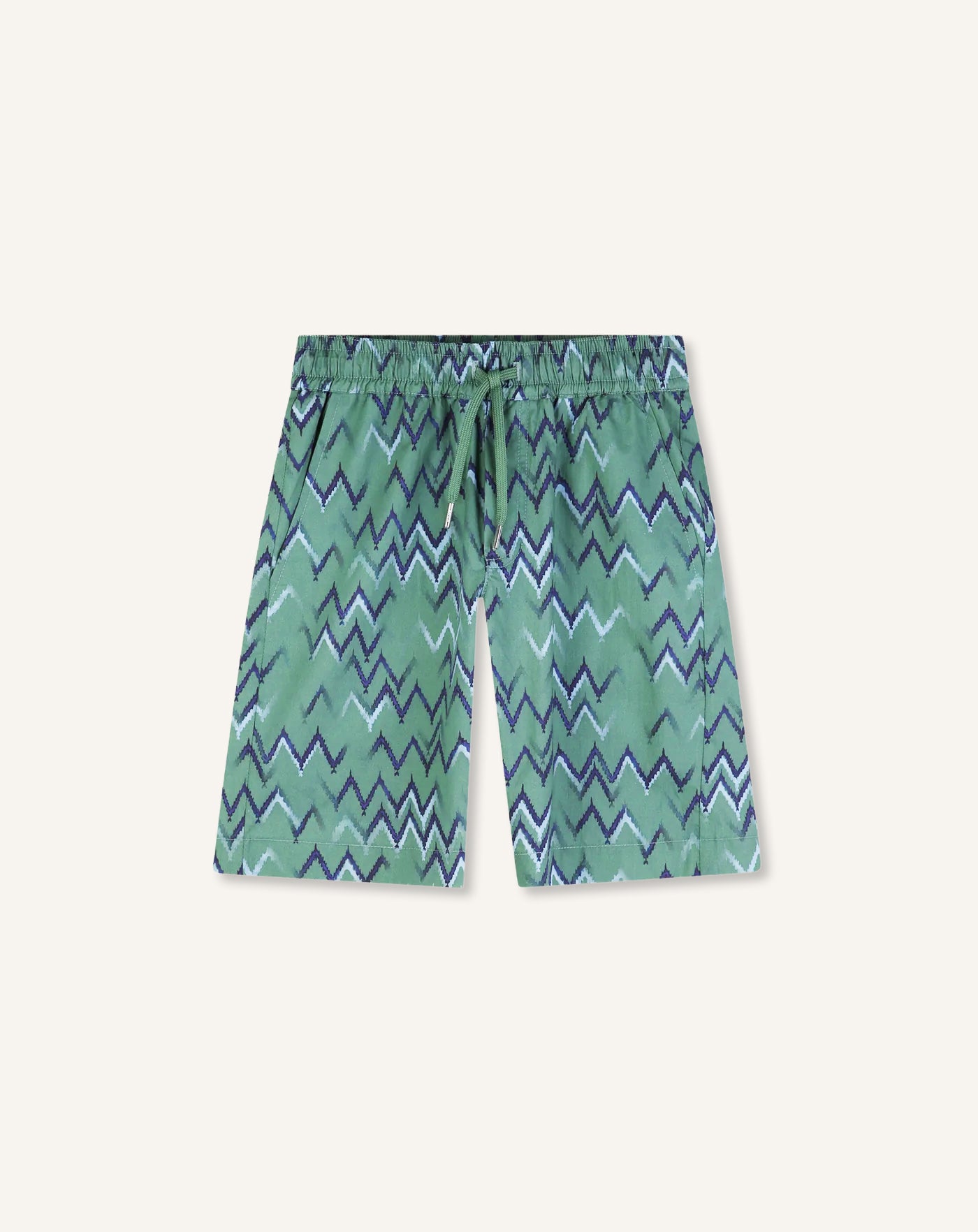 POPLIN BERMUDA SHORTS