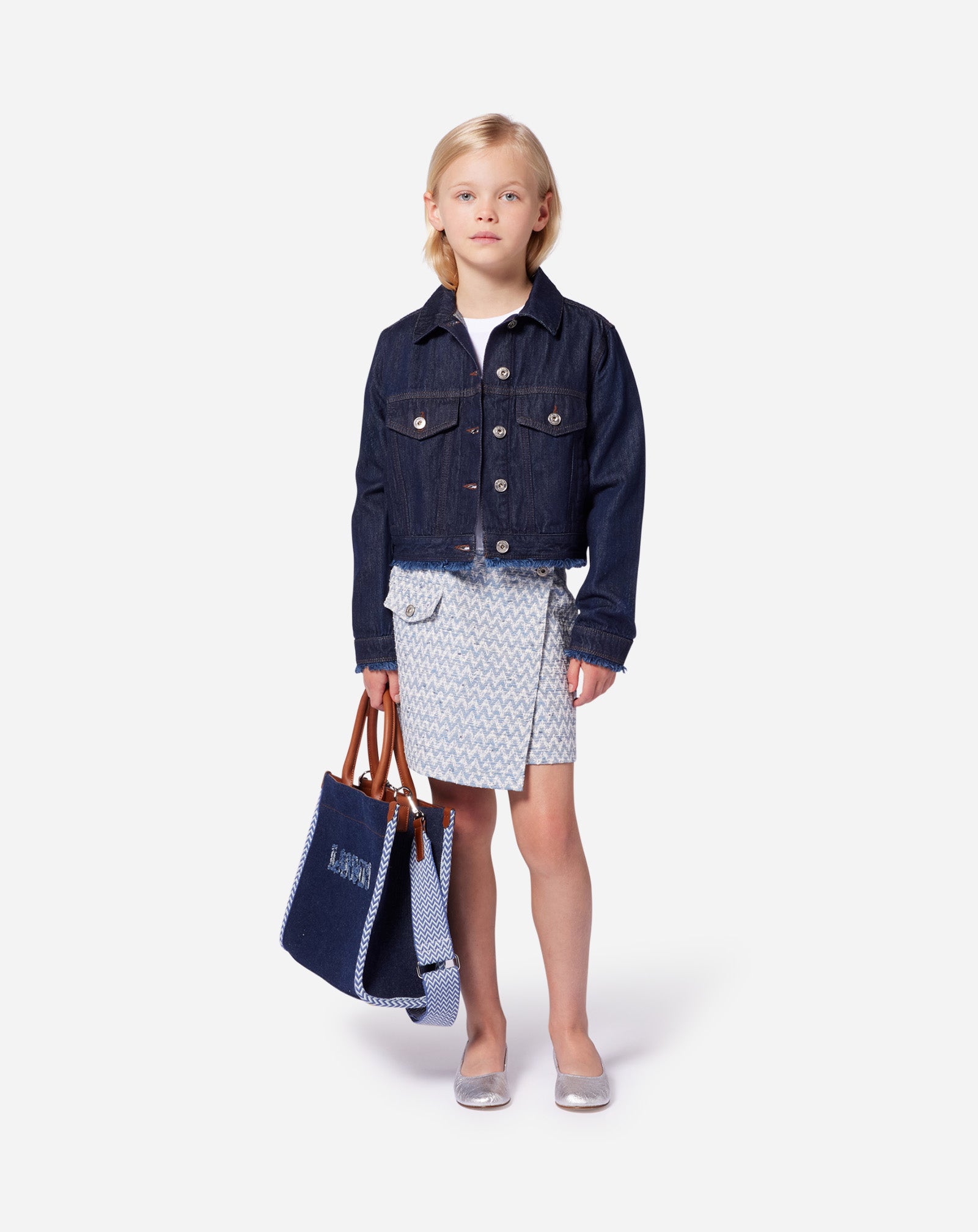 KIDS SHORT DENIM JACKET