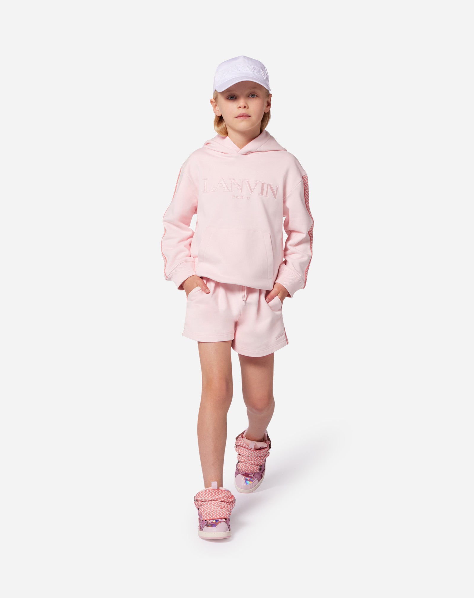 KIDS COTTON FLEECE SHORTS