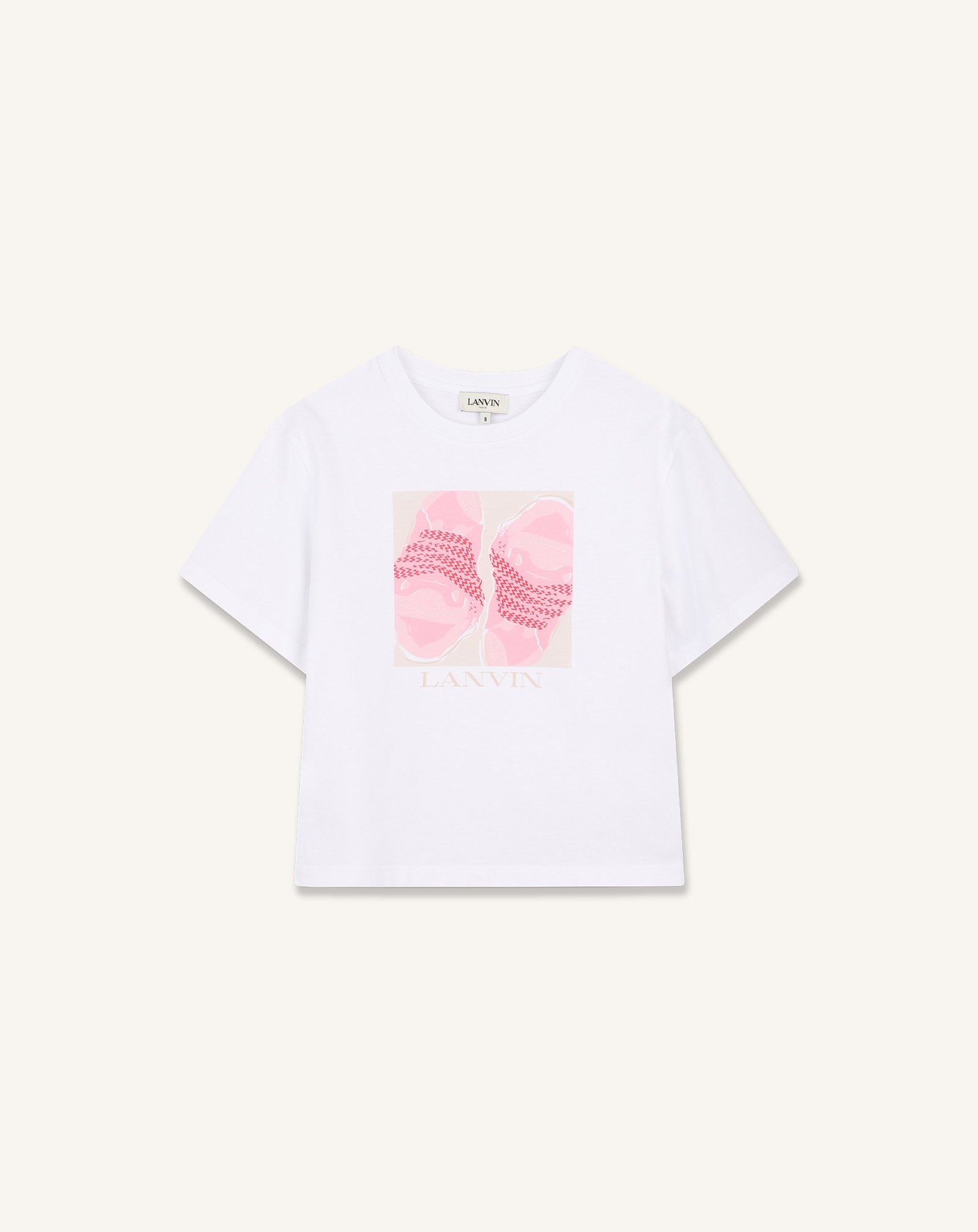 WHITE SHORT-SLEEVED T-SHIRT