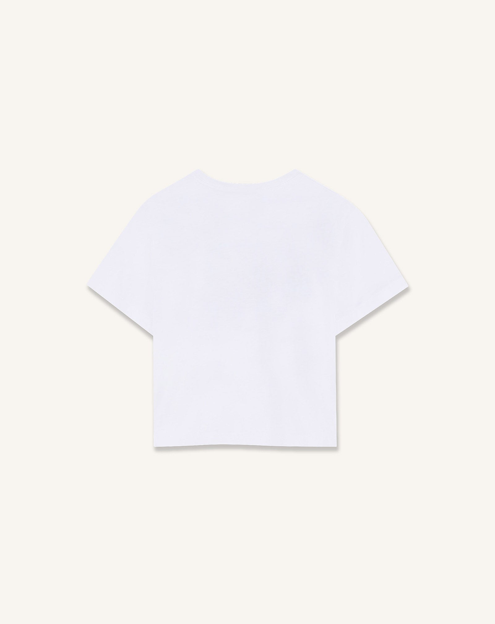 WHITE SHORT-SLEEVED T-SHIRT