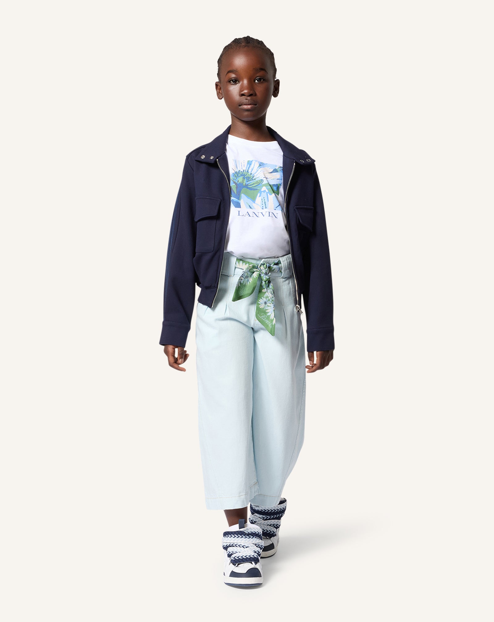 Green Printed Bermuda Shorts | Lanvin