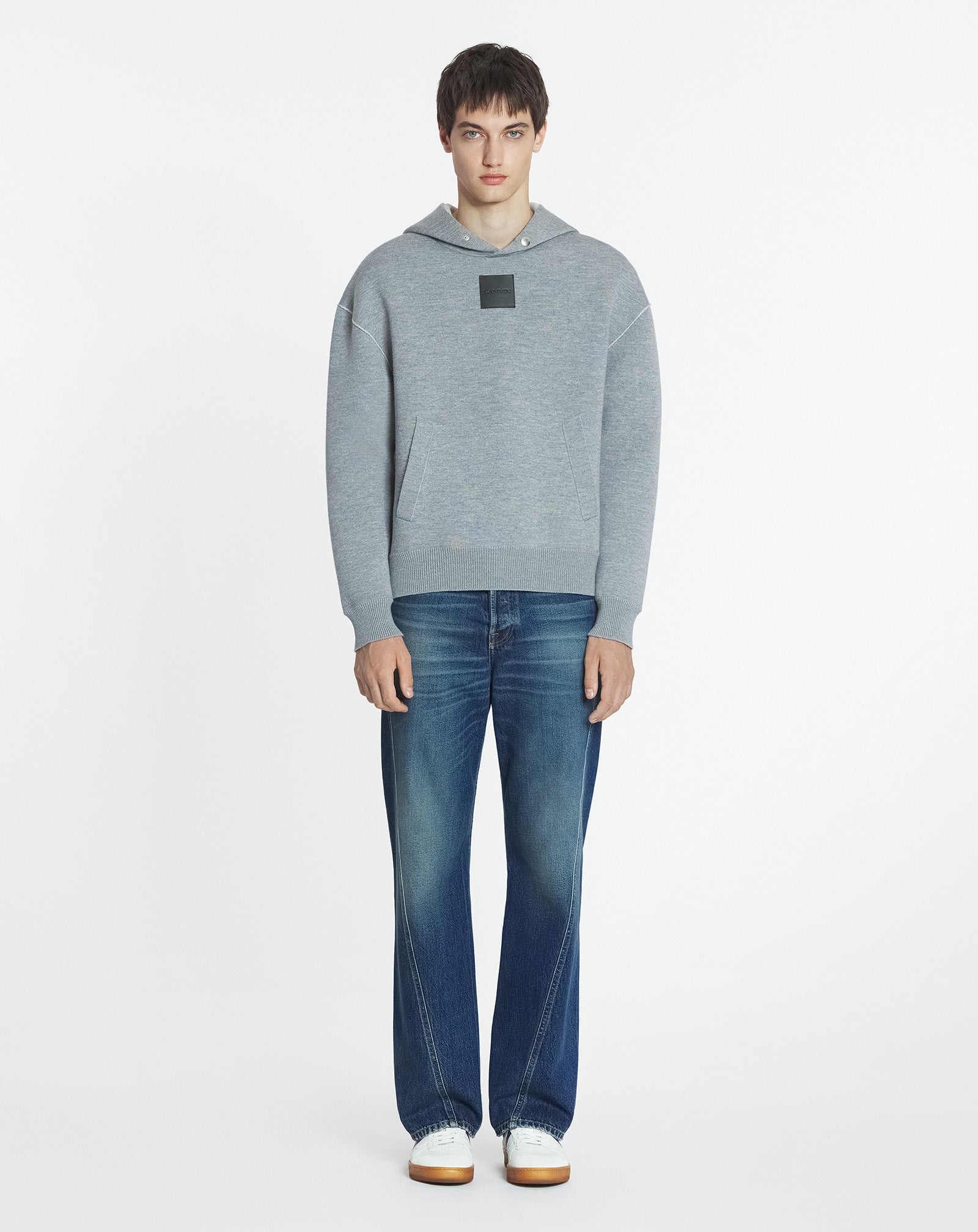 BAGGY WOOL HOODIE