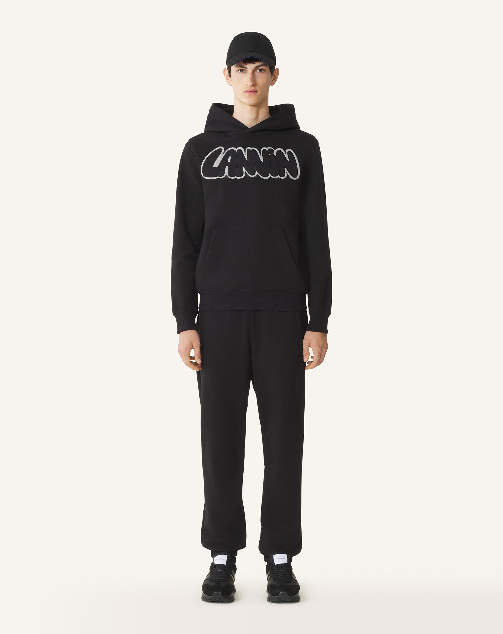 Black Urban Curb Hoodie | Lanvin