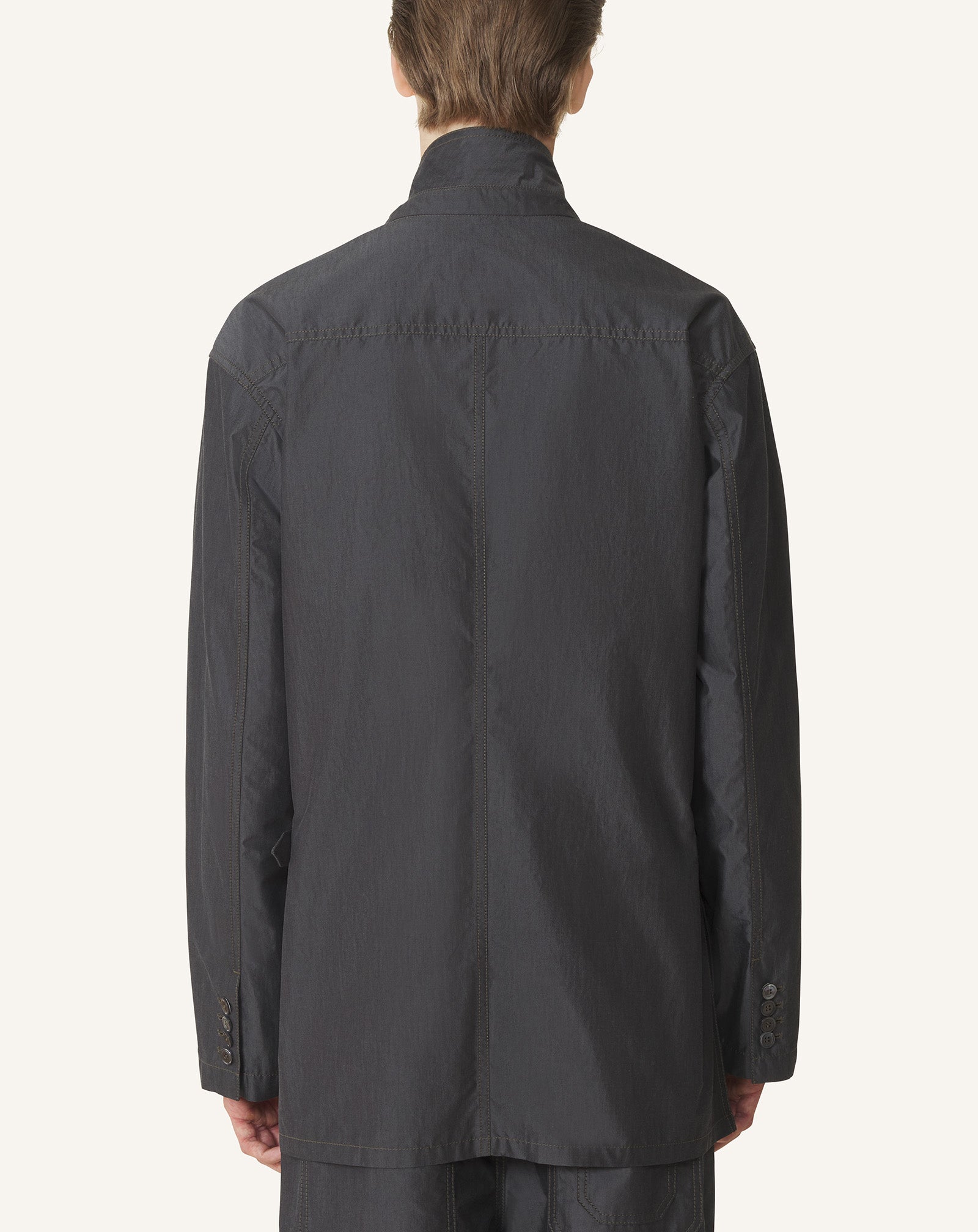 LOOSE-FIT CHAMBRAY JACKET