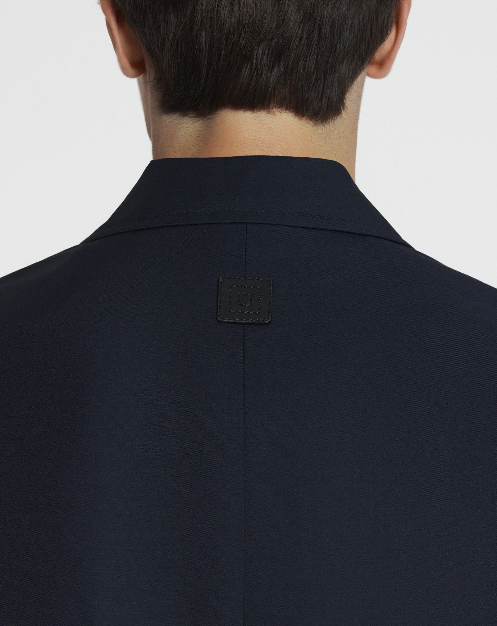 TECHNICAL COTTON STRAIGHT FIT JACKET