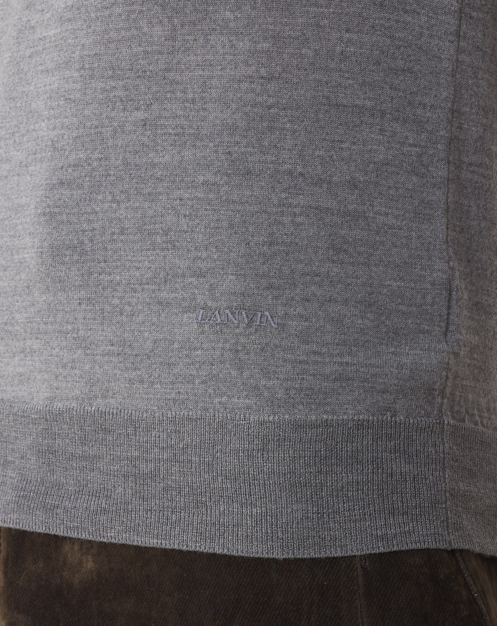 BLACK CLASSIC POLO SHIRT IN MERINO WOOL