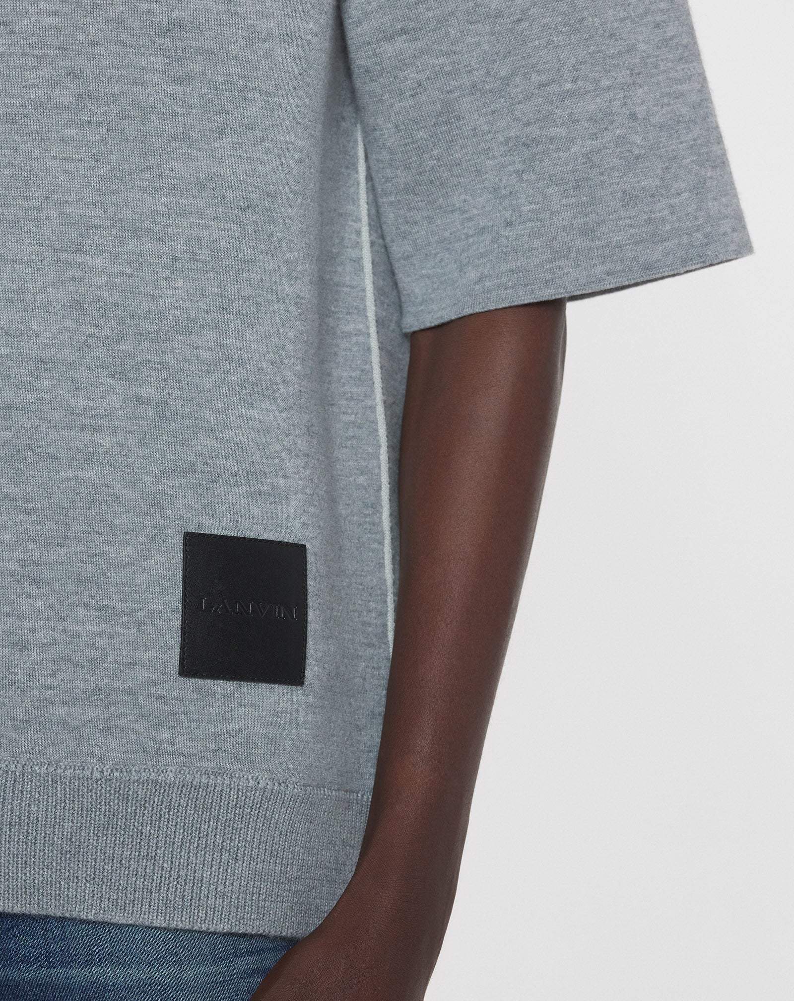 OVERSIZED WOOL POLO SHIRT