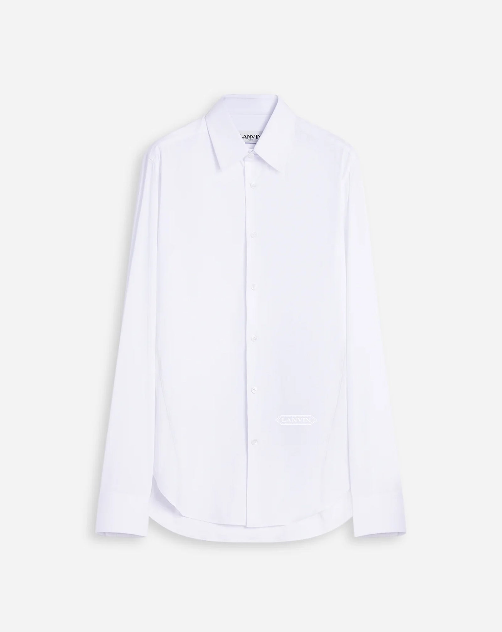 WHITE FITTED SHIRT