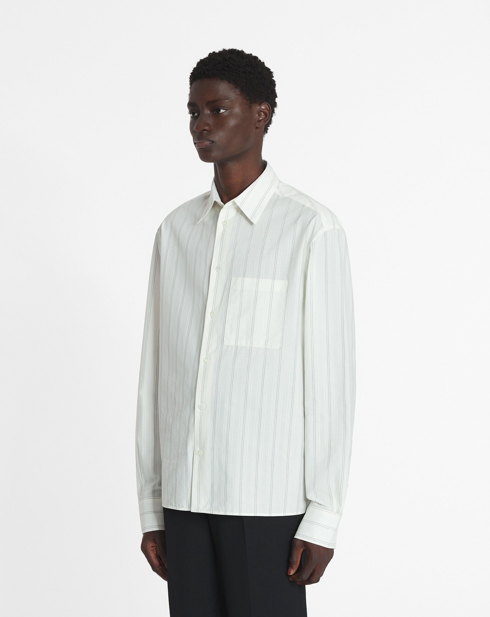 STRAIGHT COTTON SHIRT