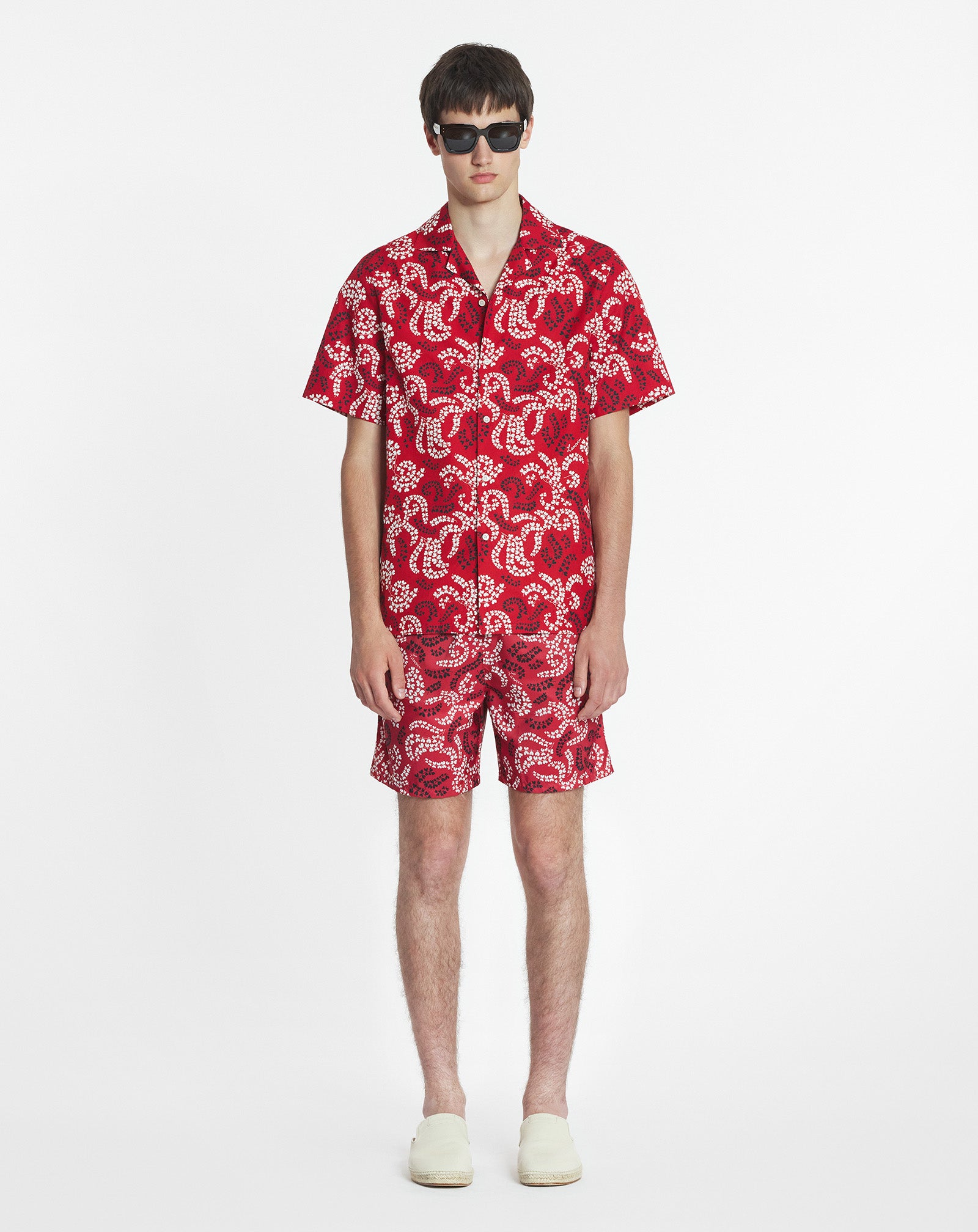 PRINTED SWIM TRUNKS