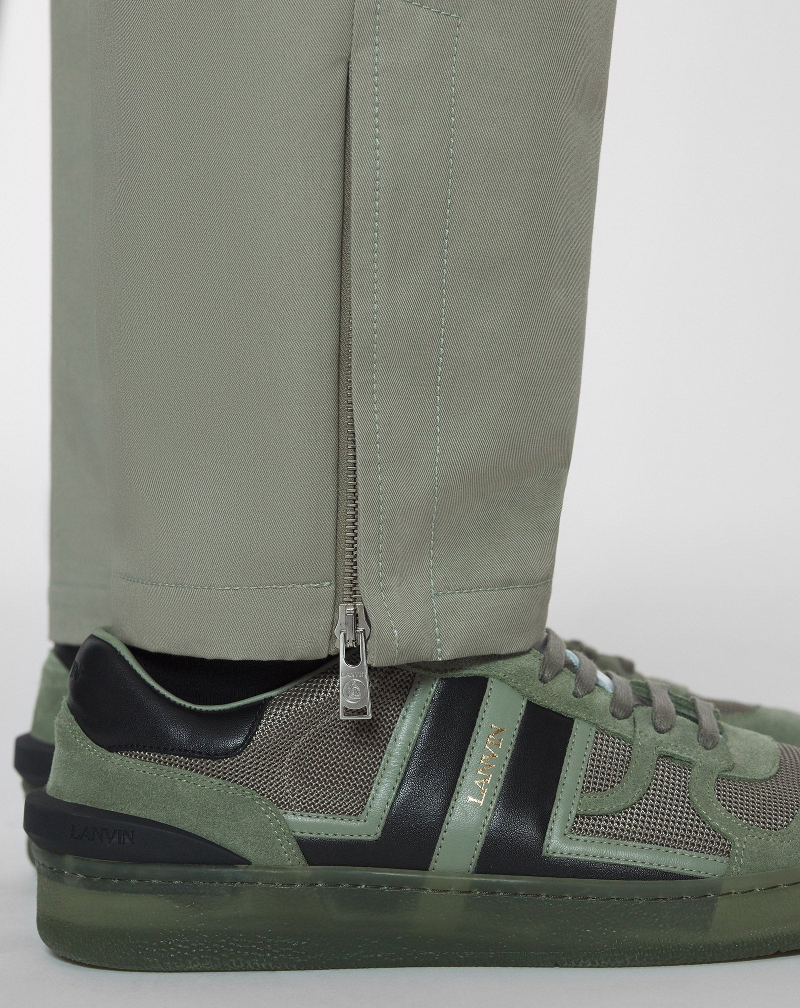 COTTON BIKER PANTS