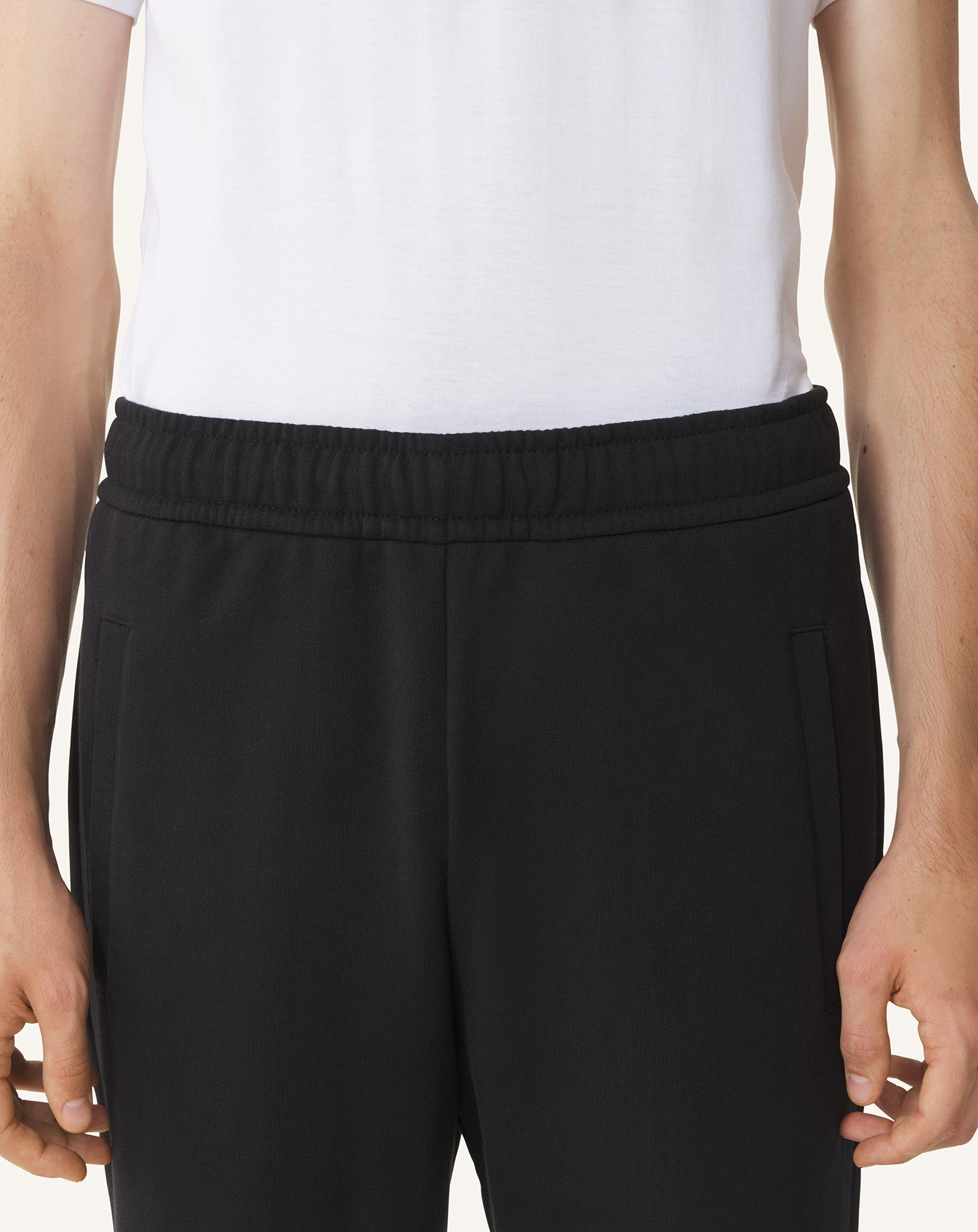 BLACK URBAN CURB JOGGING PANTS