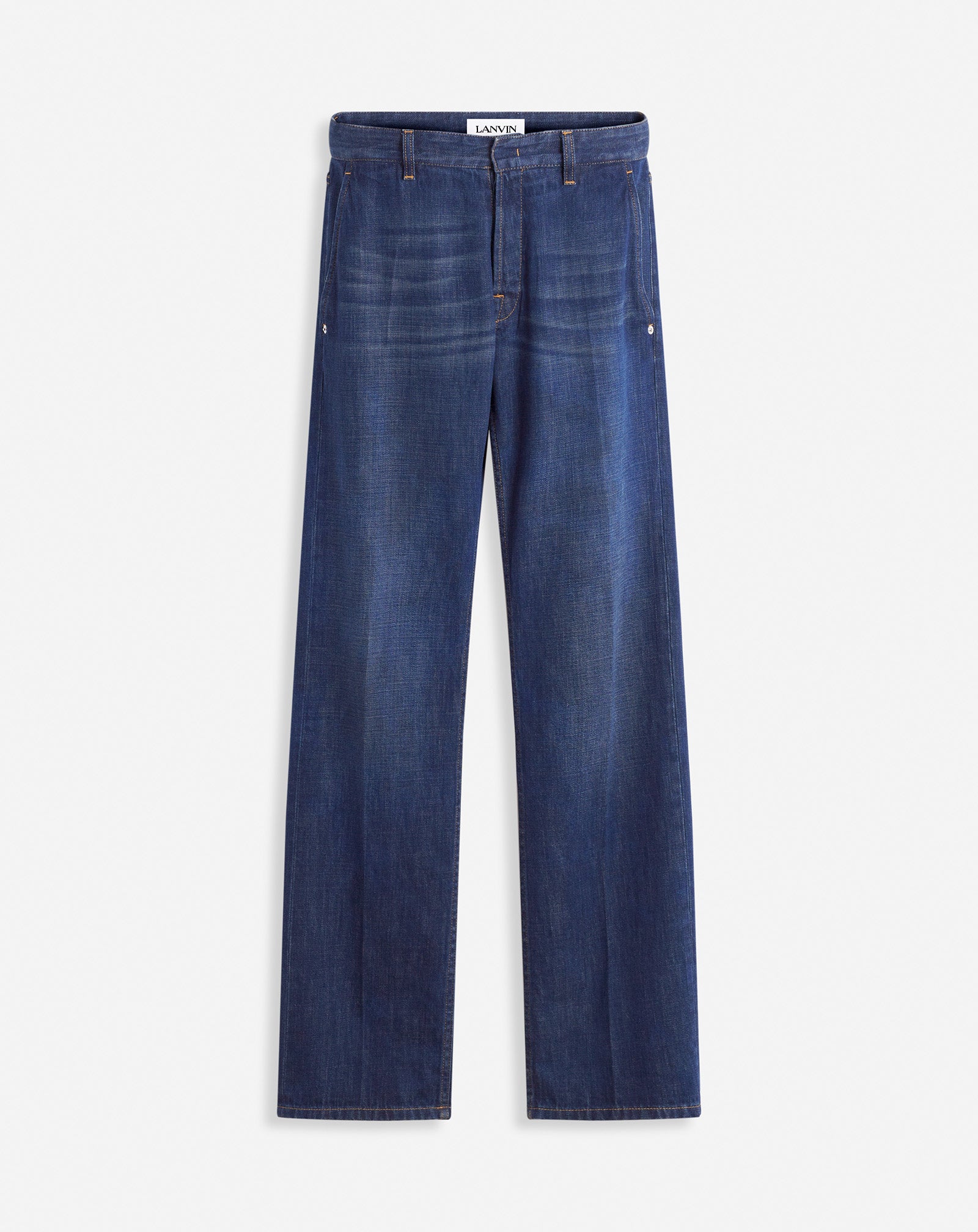 STRAIGHT FIT DENIM PANTS