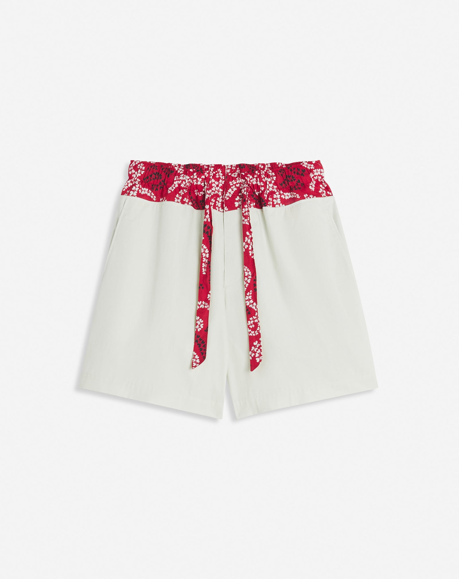 PRINTED COTTON SHORTS