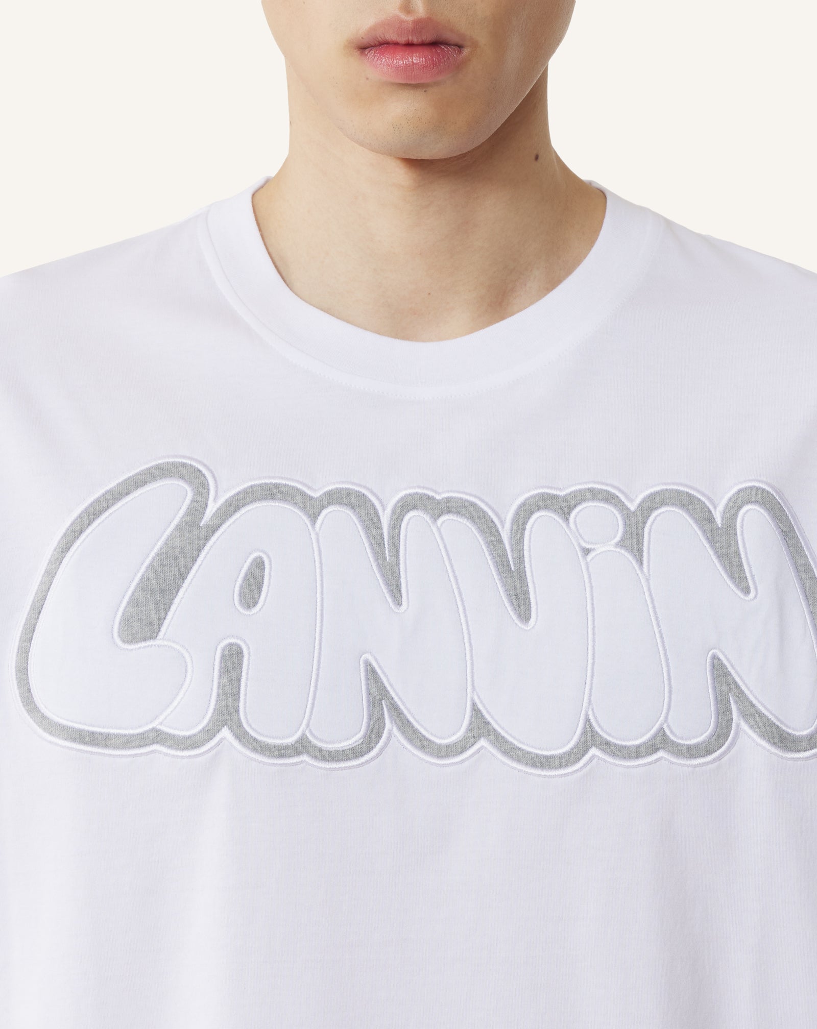 White Urban Curb T-shirt | Lanvin