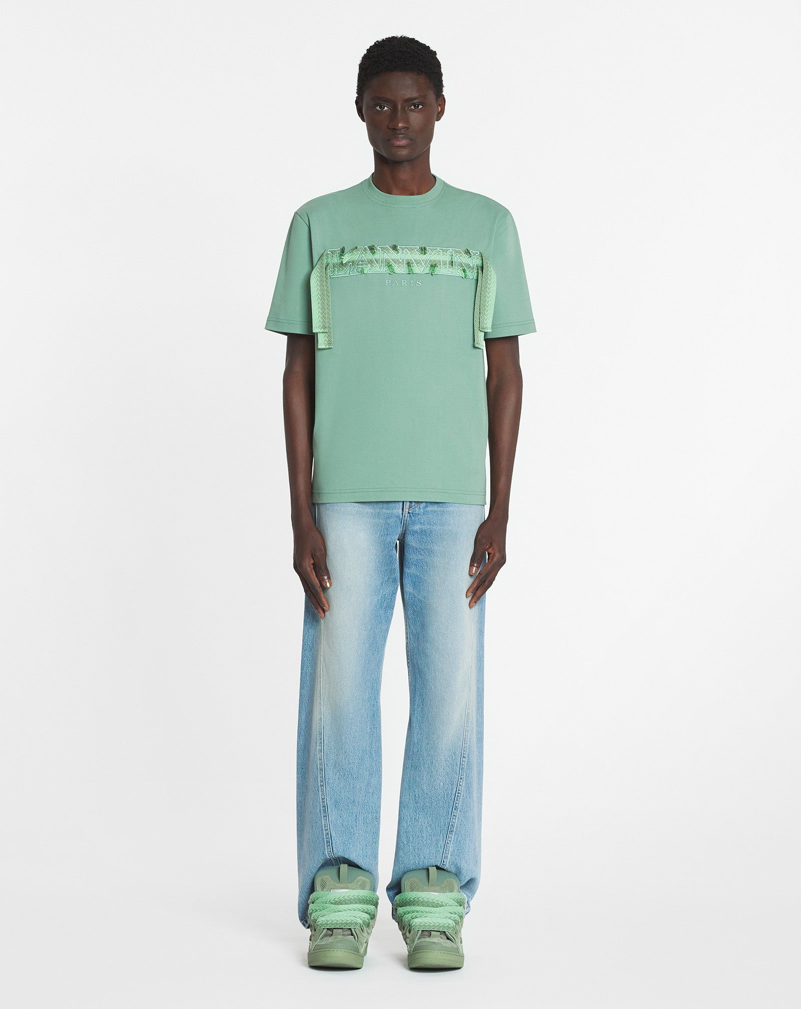LANVIN CURB LACE T-SHIRT