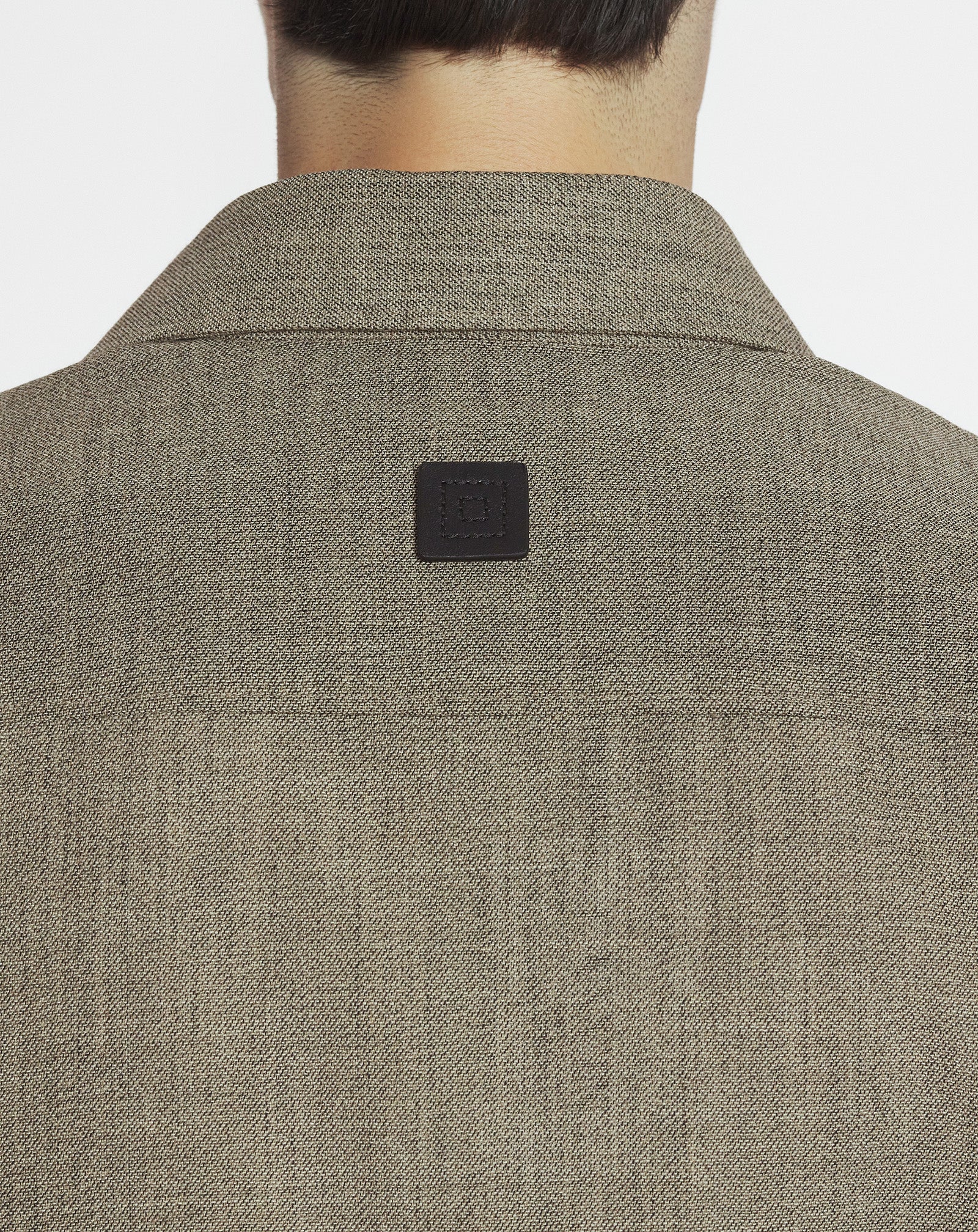 UNISEX SHORT WOOL OVERSHIRT
