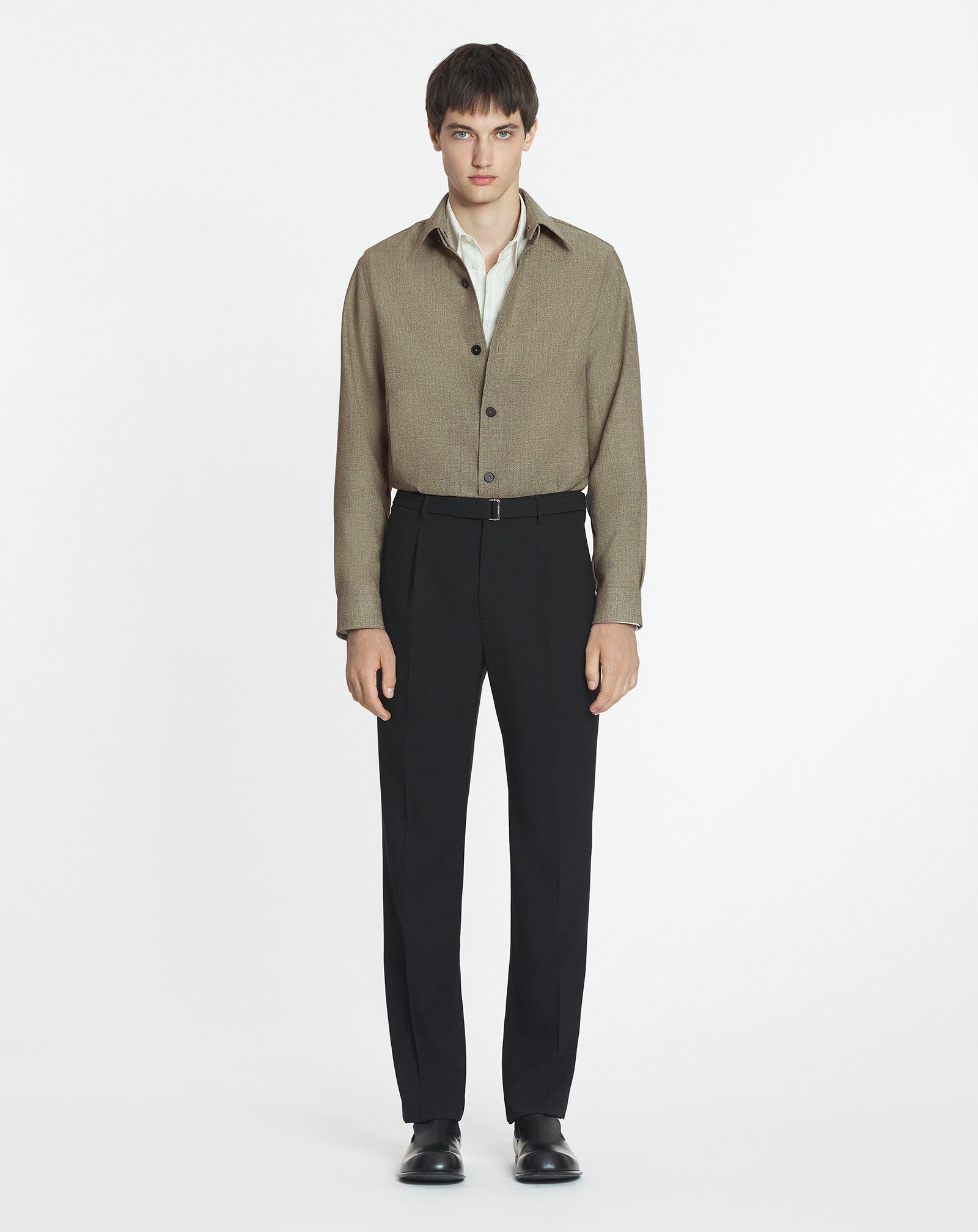 UNISEX SHORT WOOL OVERSHIRT
