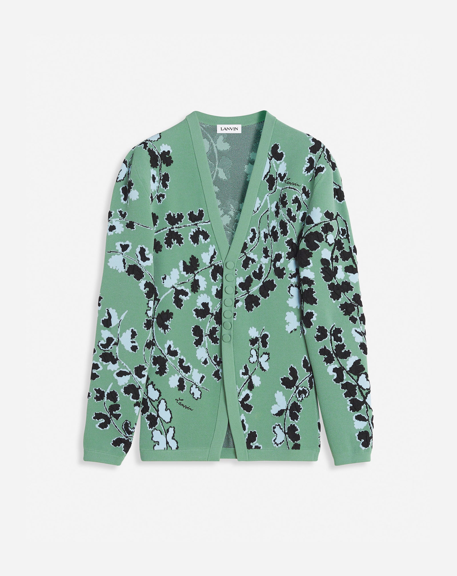 TAILORED JACQUARD CARDIGAN