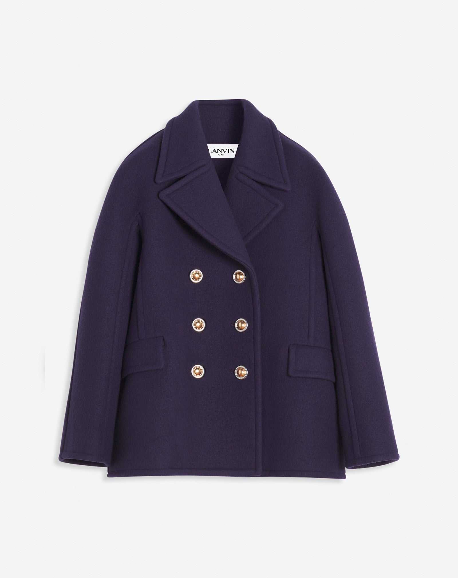 Lanvin Paris oversized tailored coat