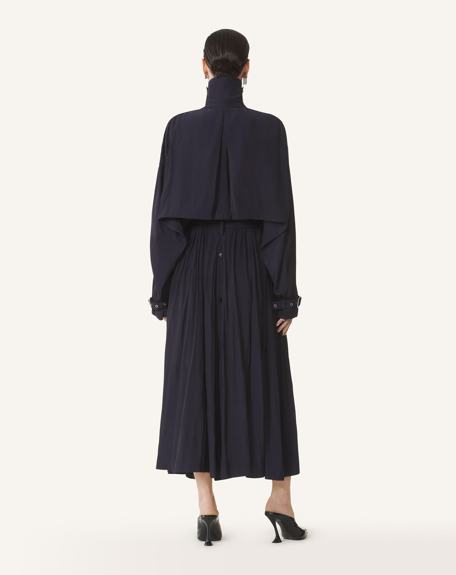 Blue Trench In Charmeuse | Lanvin