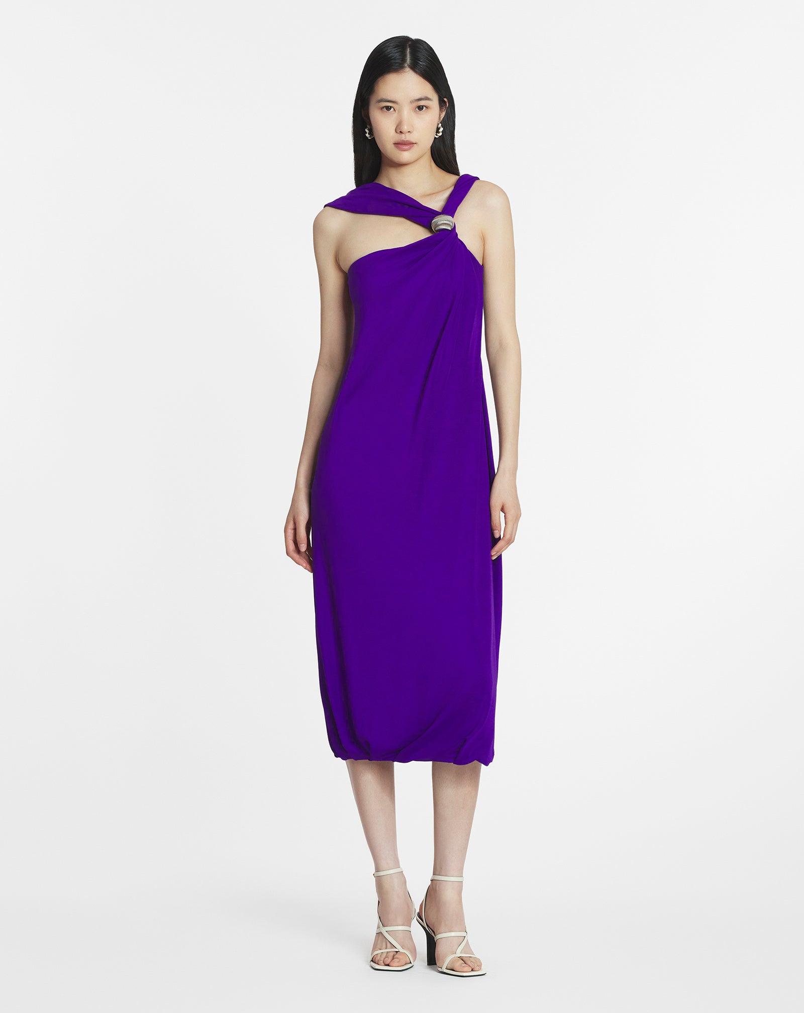 ARPÈGE RING BRAIDED JERSEY DRESS
