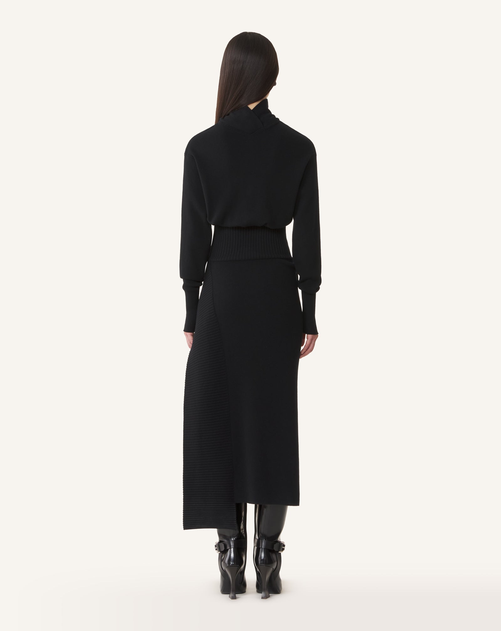 WOOL AND CASHMERE MIDI DRESS