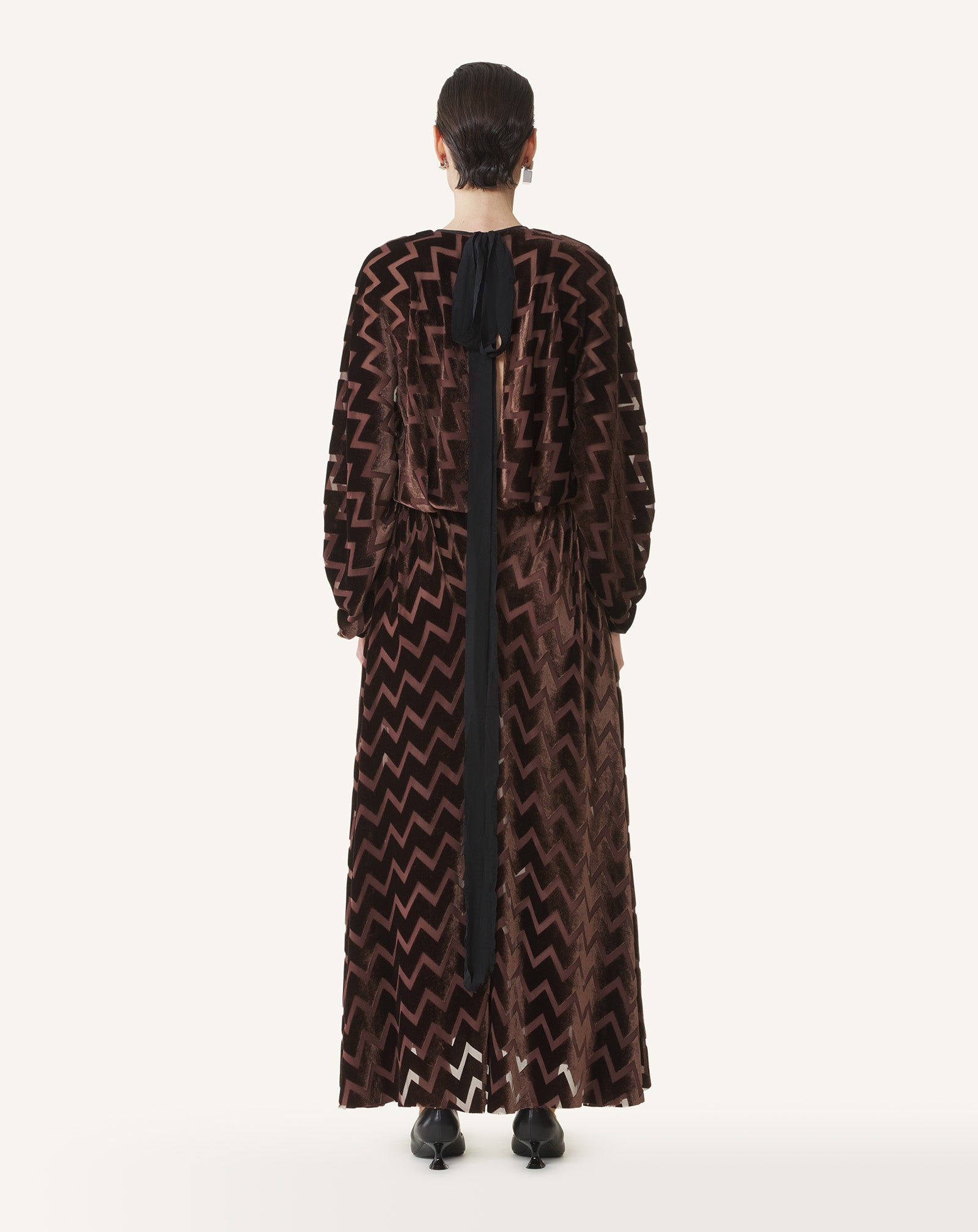 DEVORÉ VELVET DRESS
