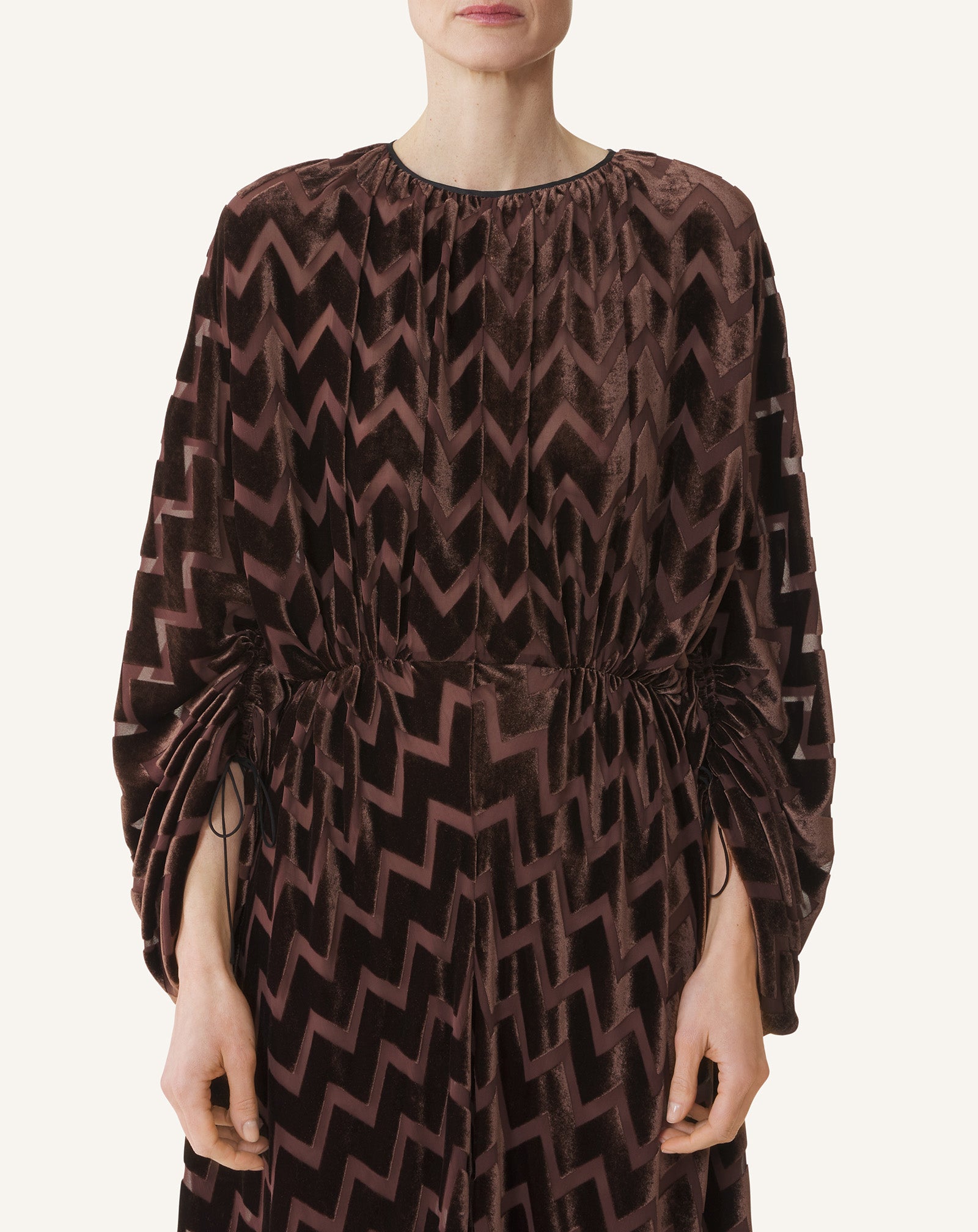 brown velvet dress 30s Fur Trim Gown Brown Bridesmaid Dress is a velvet Brown Devor Velvet Dress |