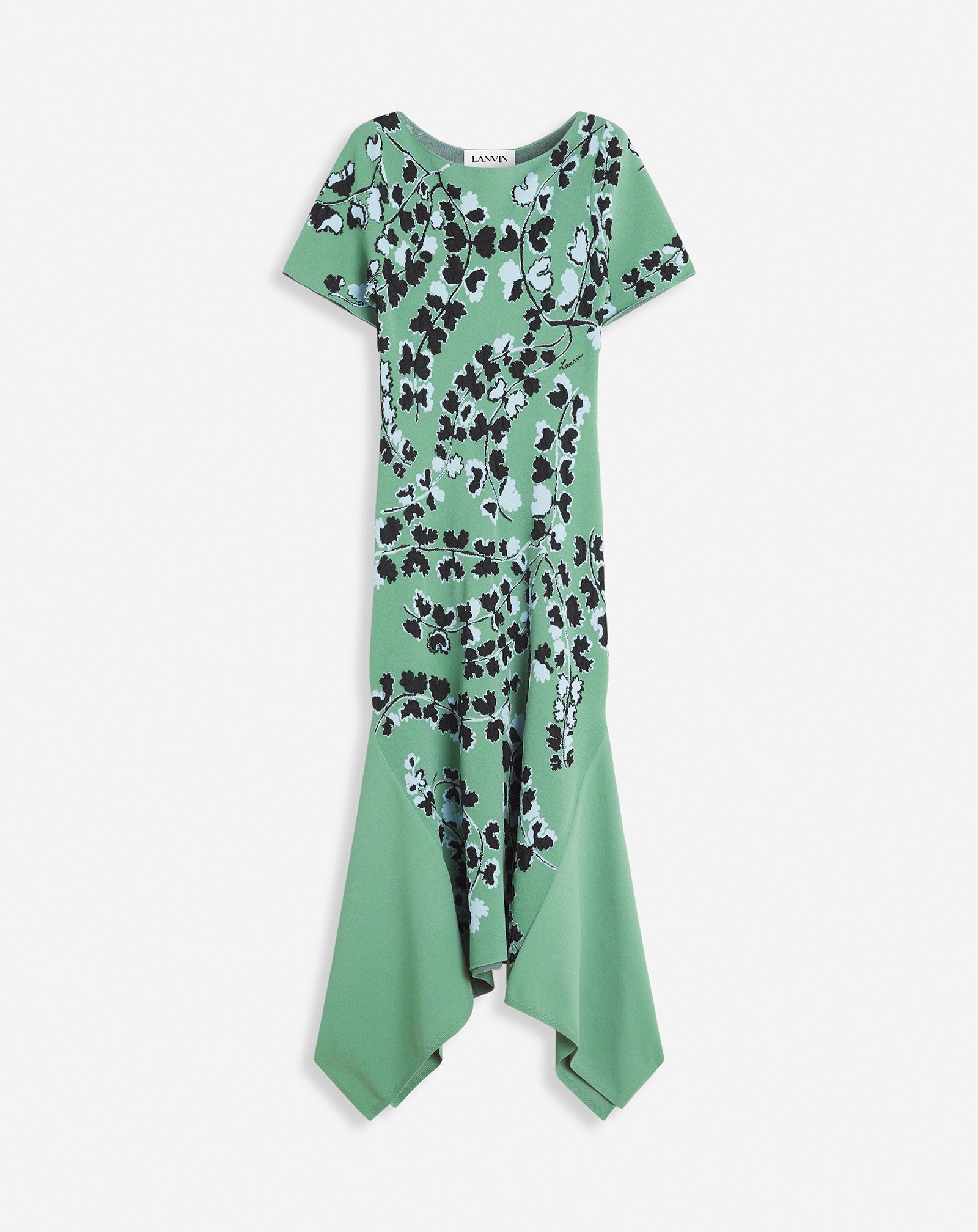 JACQUARD MIDI DRESS