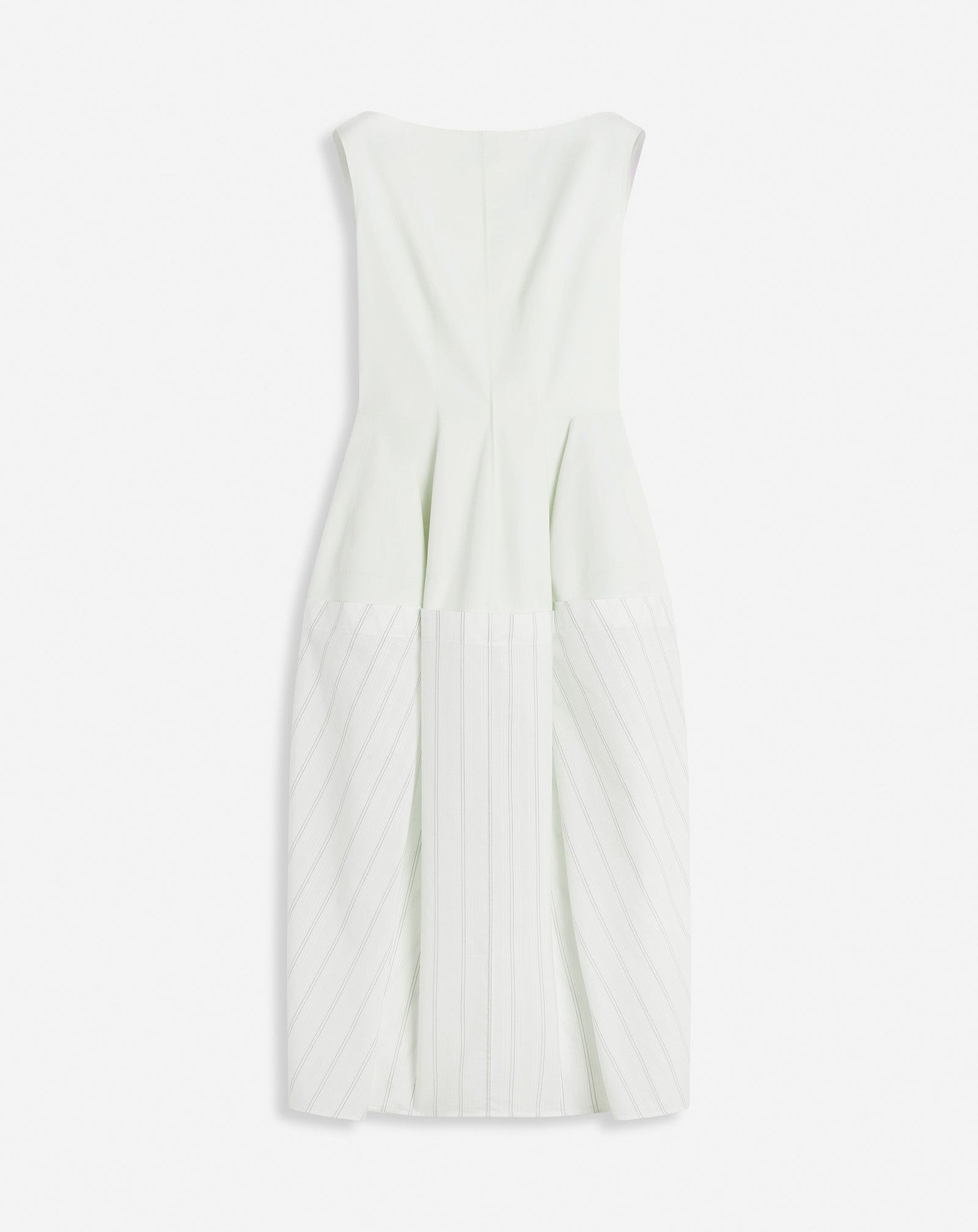 COTTON PEPLUM DRESS