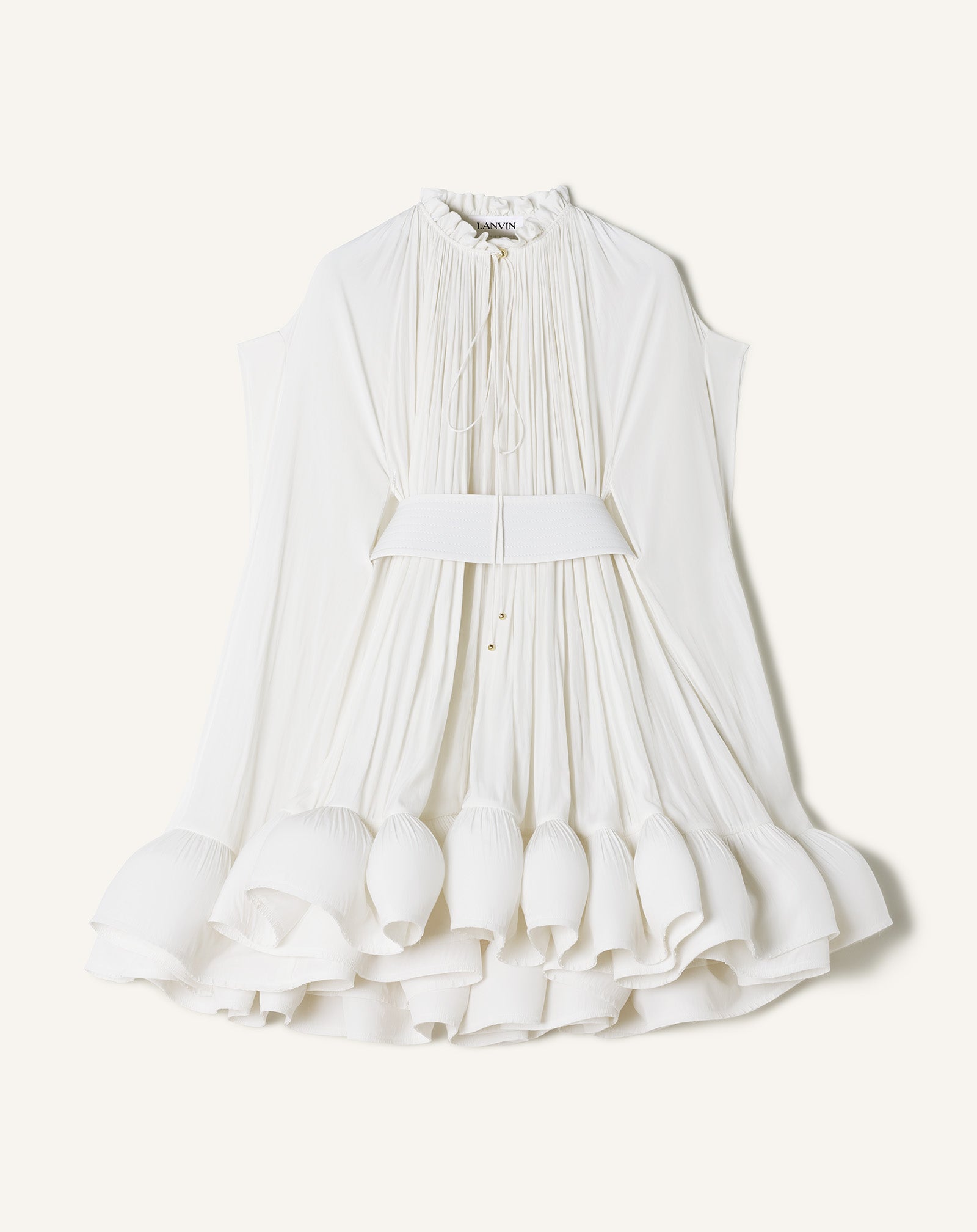 SHORT CHARMEUSE DRESS