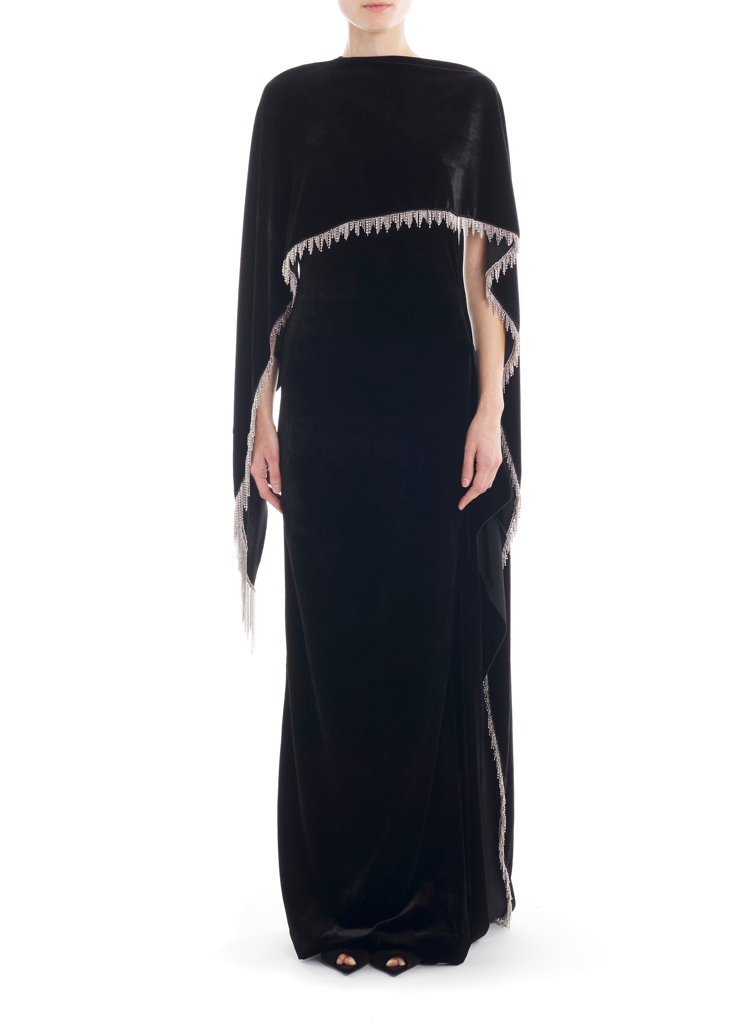 CONCORDE - GOWN WITH EMBROIDERED EDGE