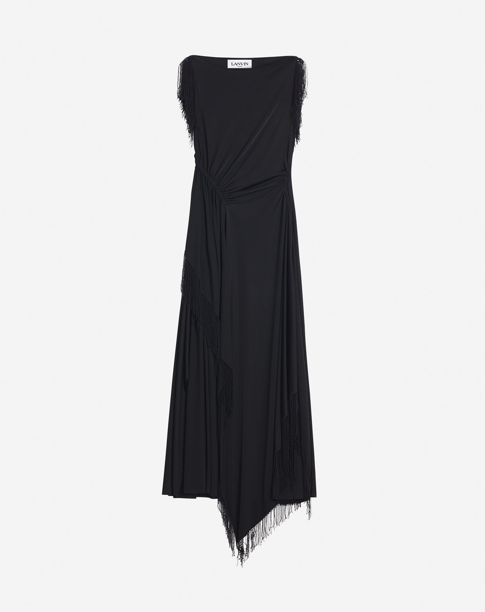 EMBROIDERED SLEEVELESS DRESS