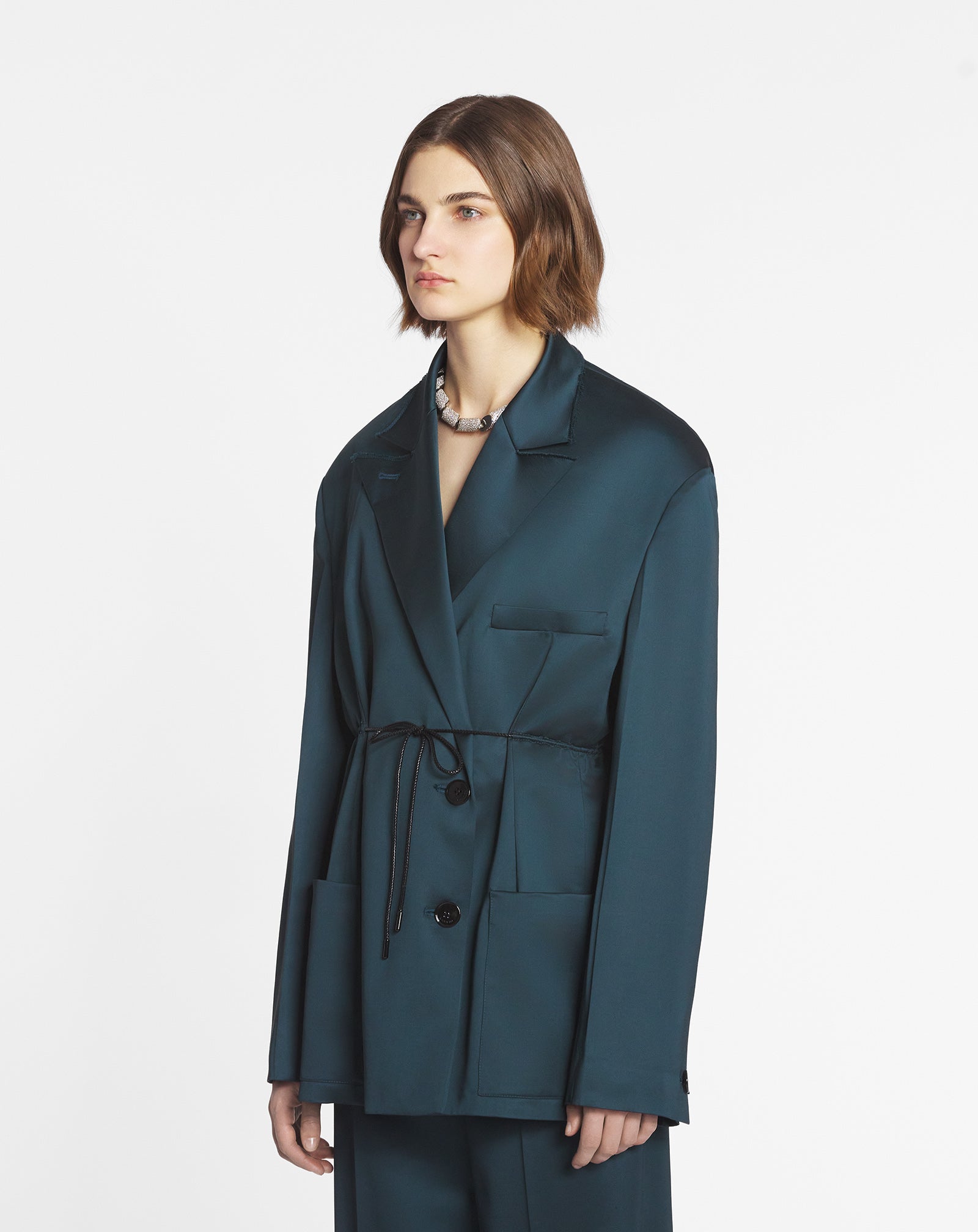 OVERSIZED BELTED JACKET