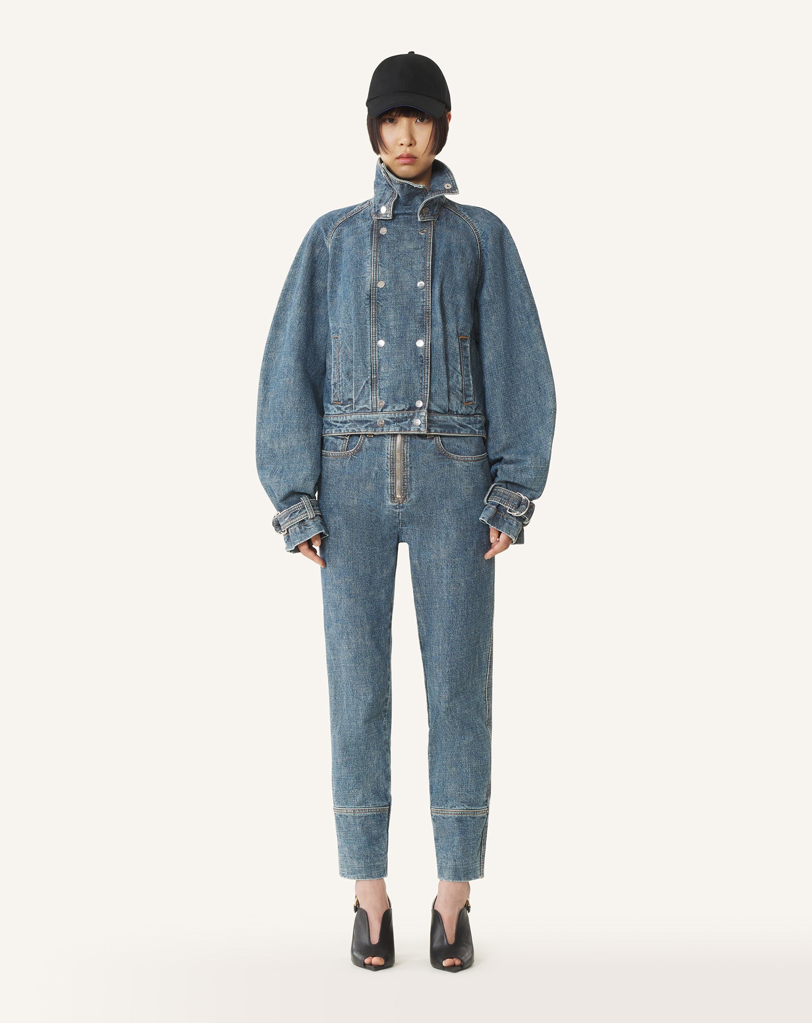 Blue Short Denim Jacket | Lanvin