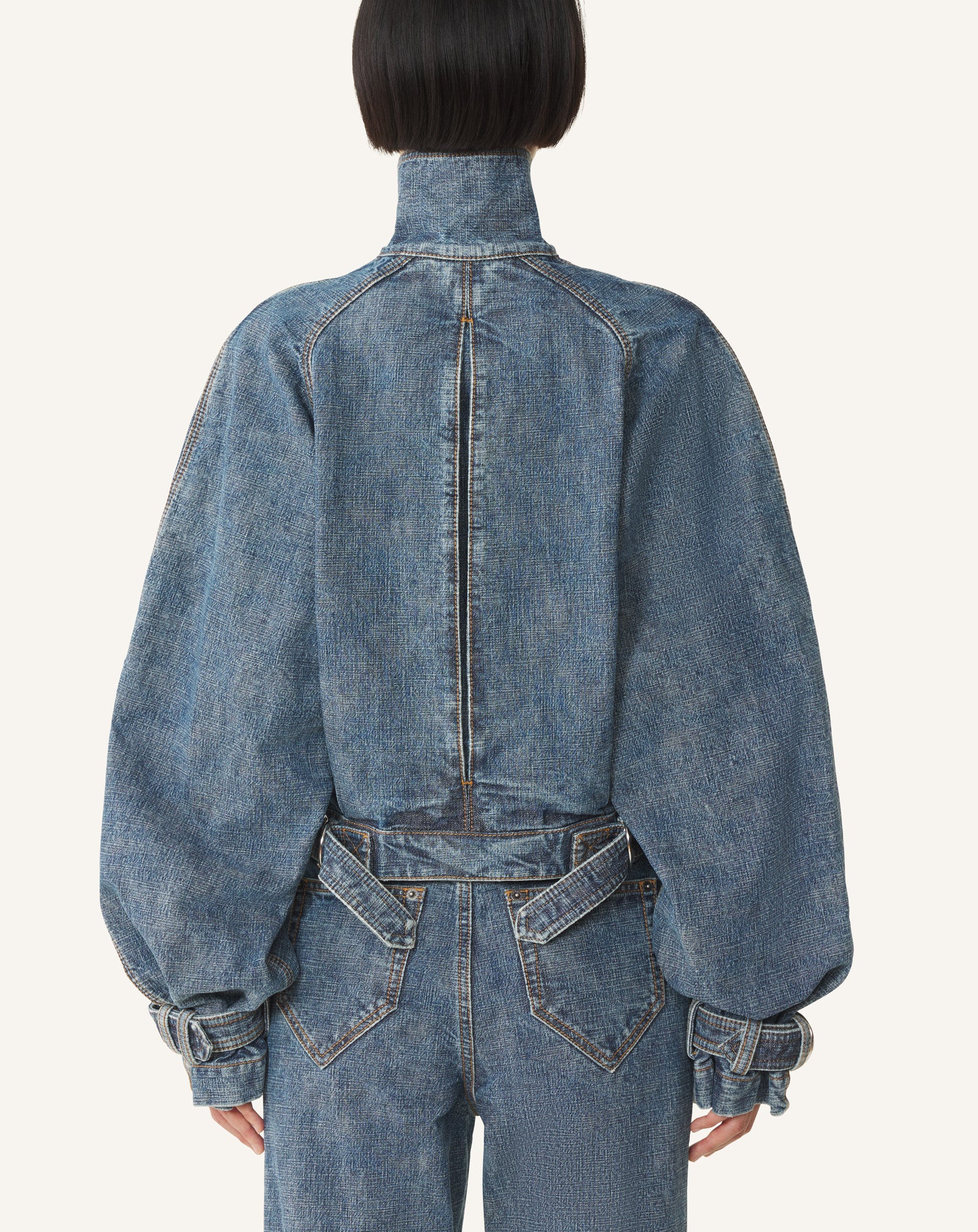 Blue Short Denim Jacket | Lanvin