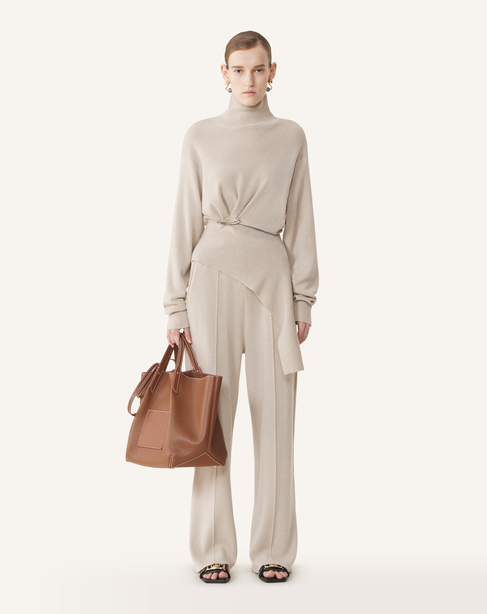White Wool And Cashmere Sweater | Lanvin