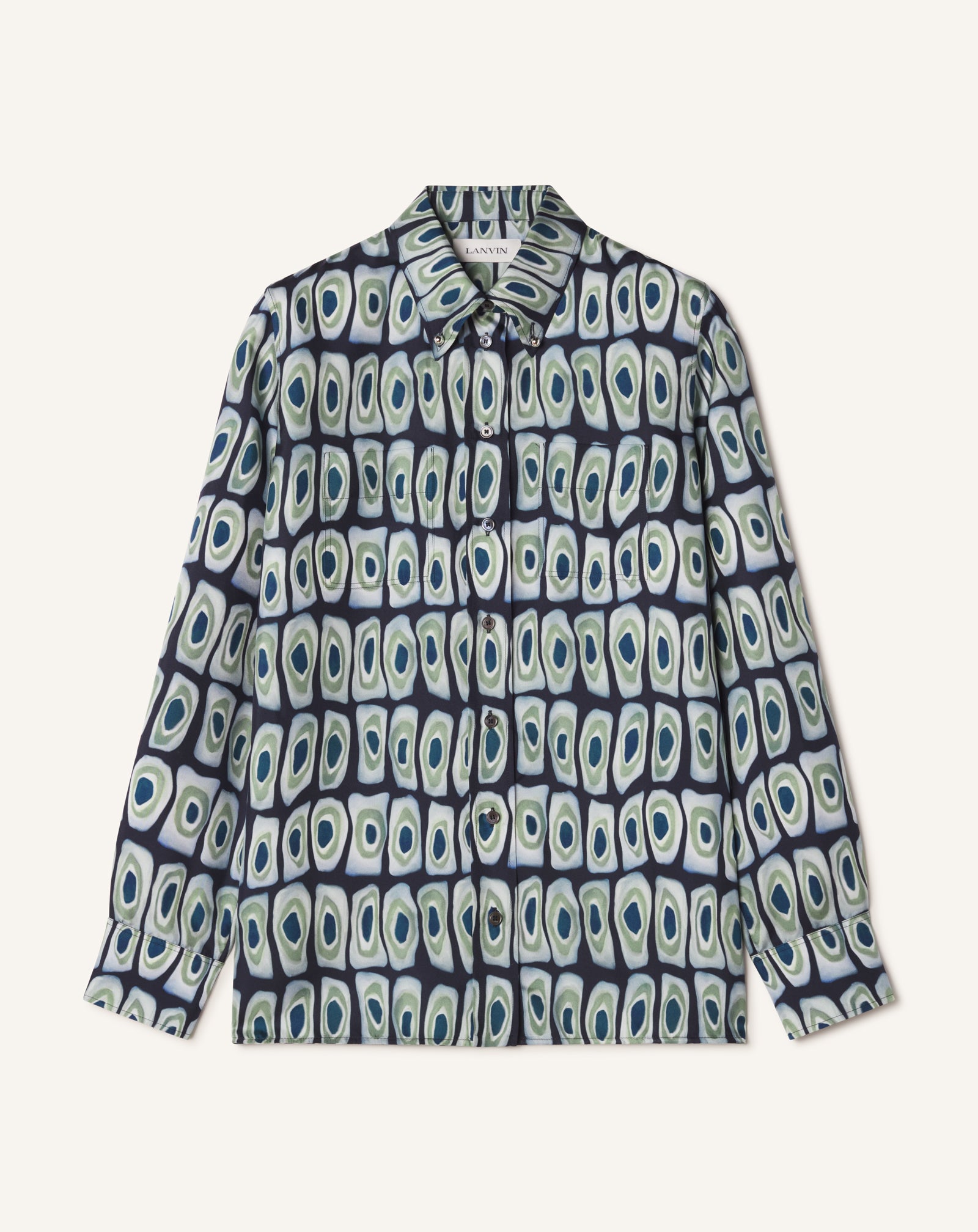 CLASSIC PRINTED SHIRT IN SILK