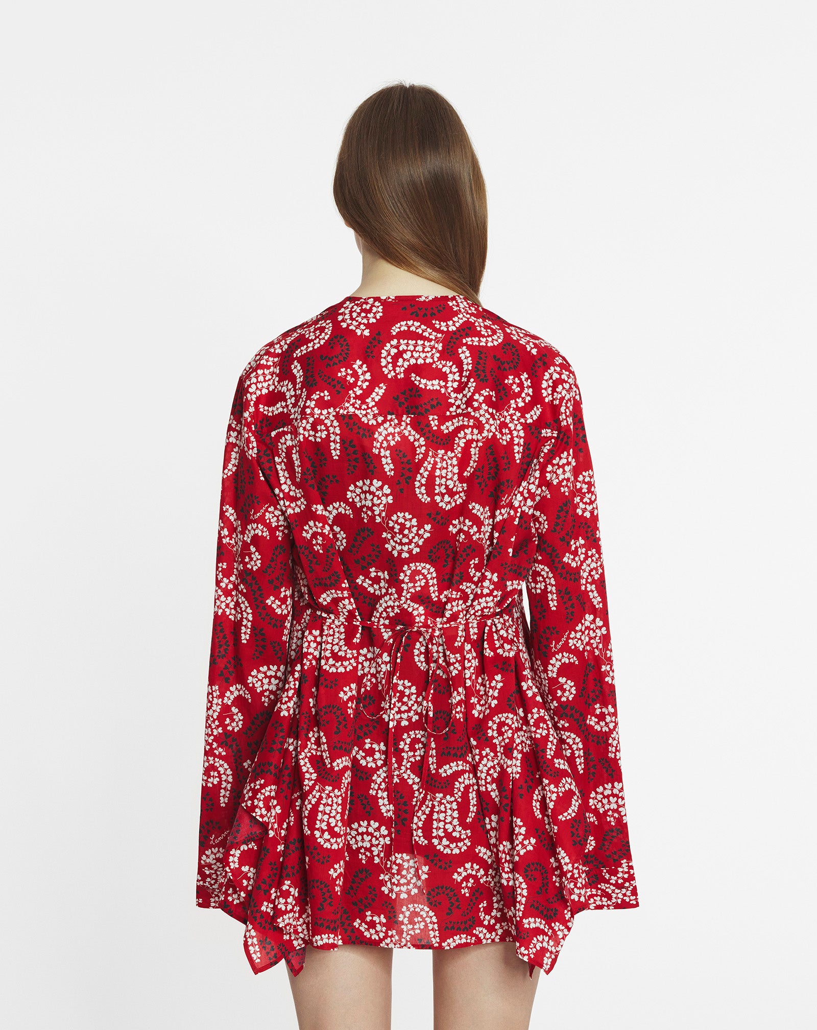 PRINTED SHIRT IN COTTON VOILE