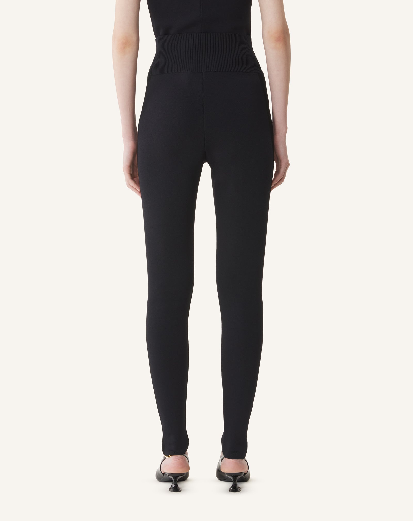 BLACK MESH LEGGINGS