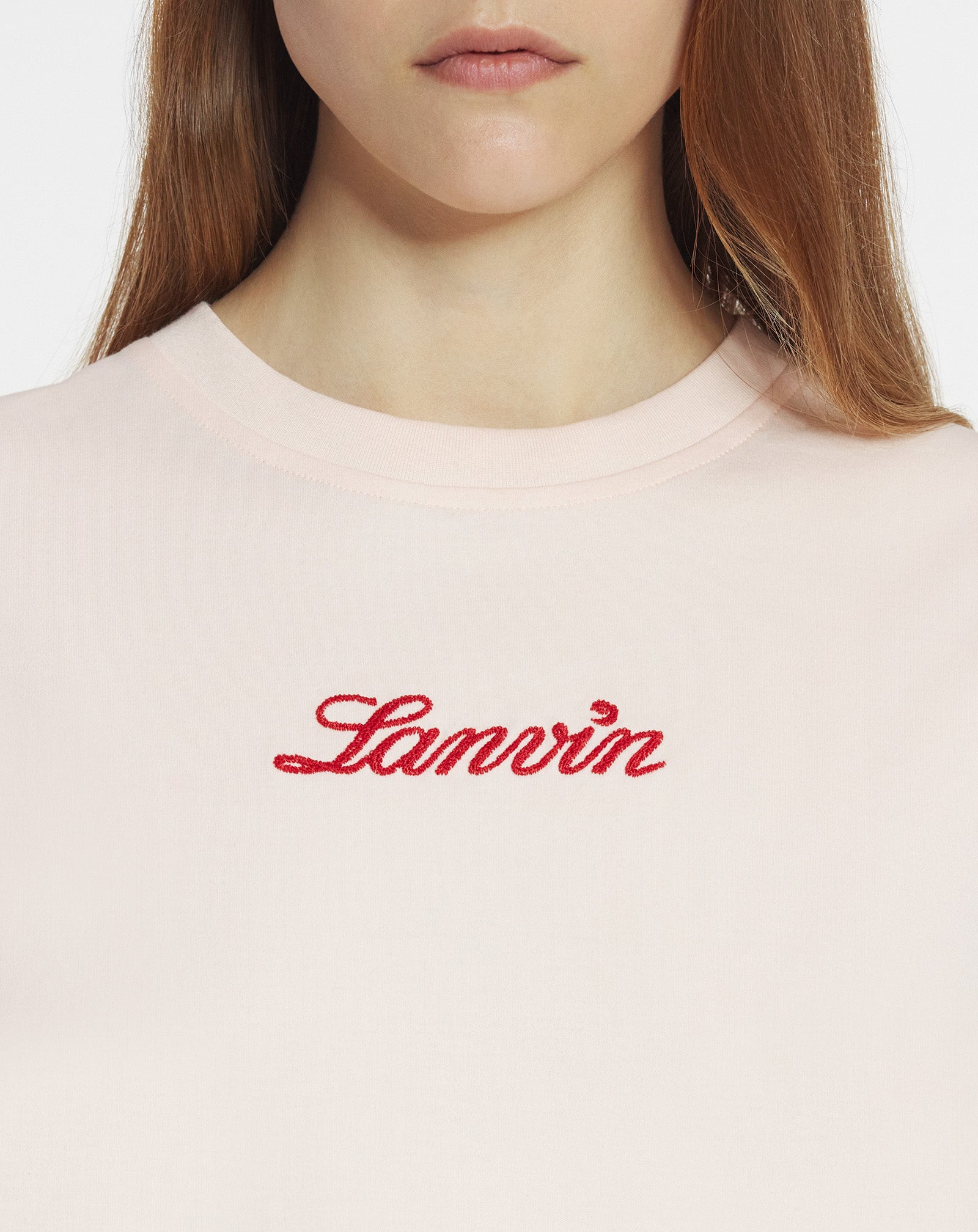 LANVIN EMBROIDERED T-SHIRT