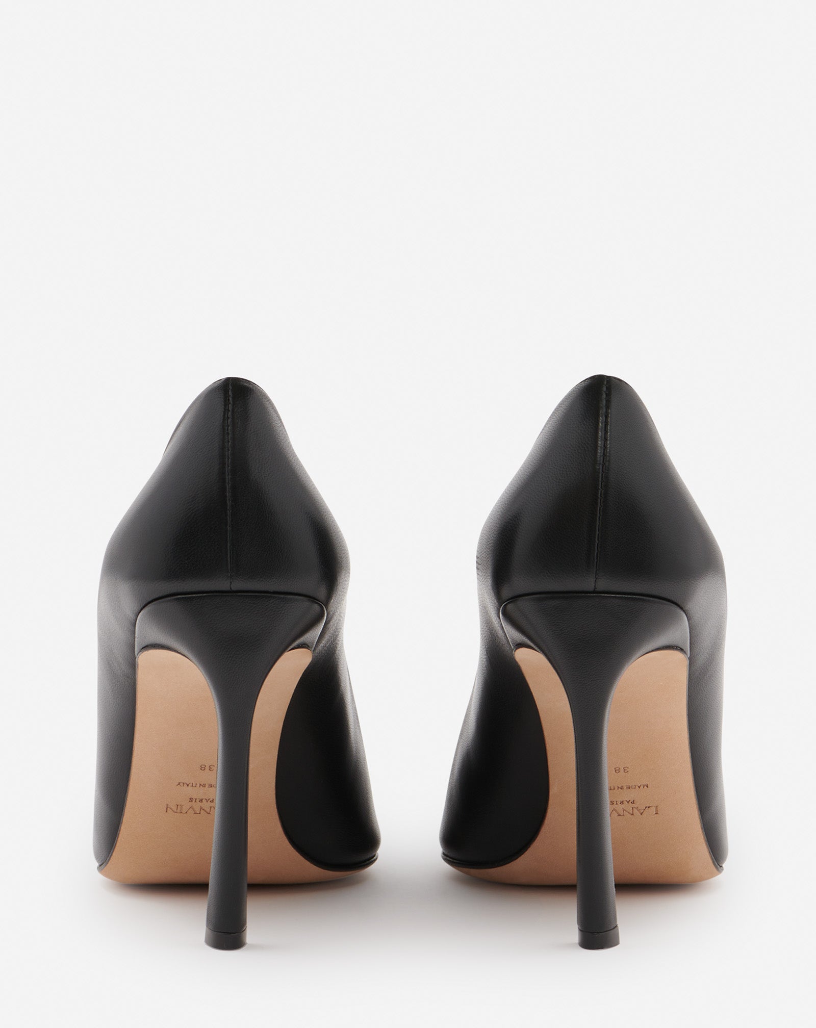 LEATHER SWING PUMPS