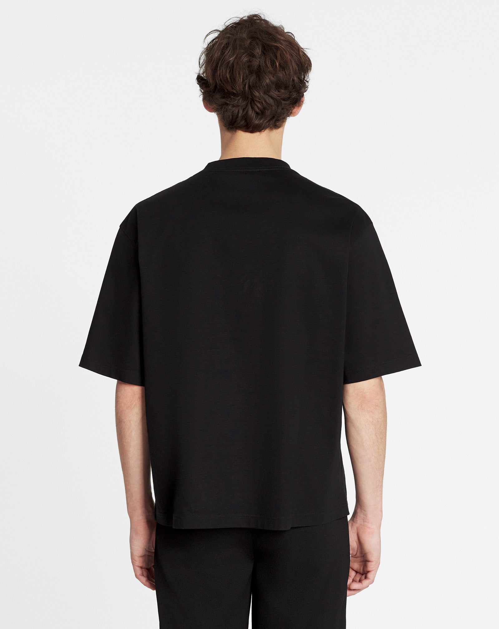 OVERSIZED LANVIN PARIS EMBROIDERED T-SHIRT