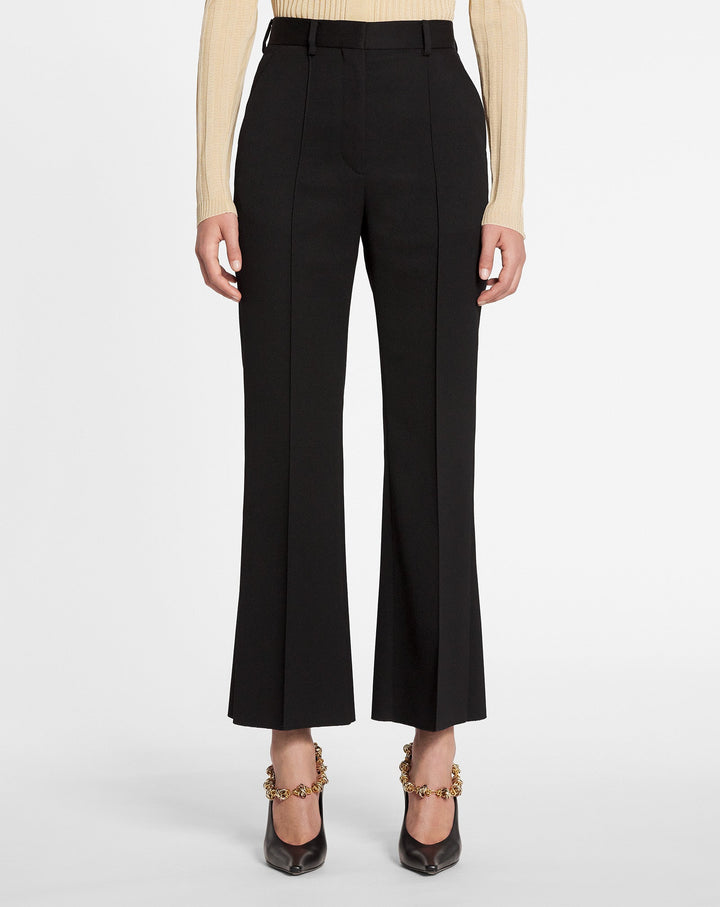 FLARED PANTS, BLACK